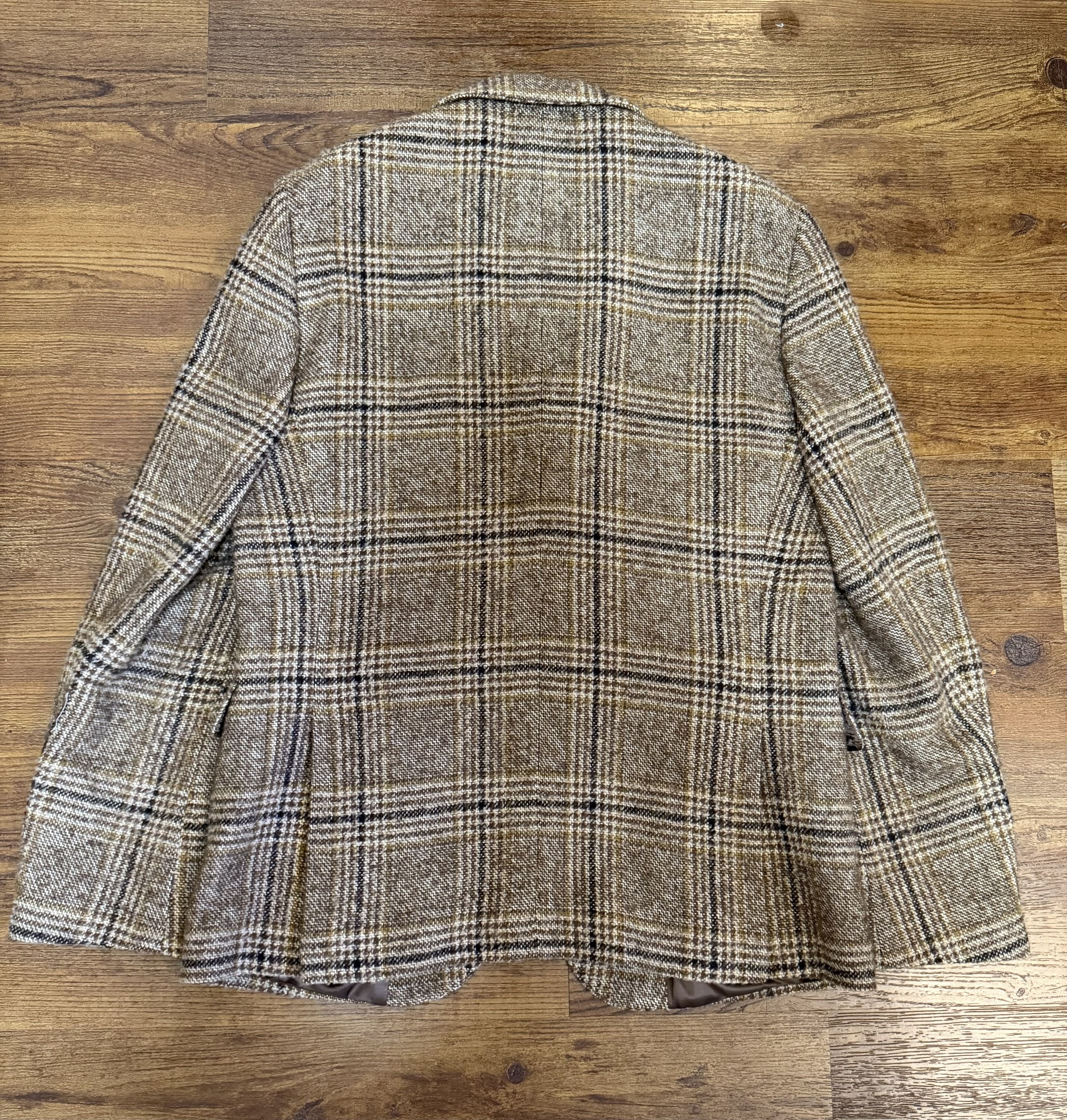 Officine Generale Officine Generale Brown/Beige Plaid 375 Jacket Size 40R - 2 Thumbnail