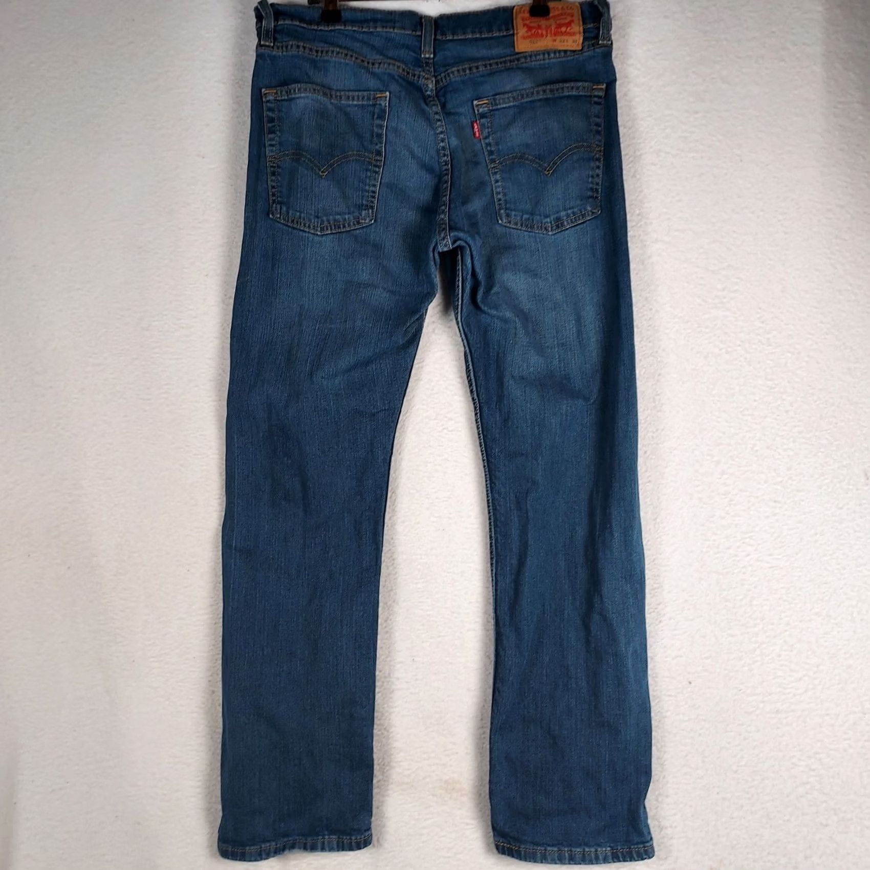 Levi's Levi’s 513 Jeans Mens 32x30 Medium Wash Slim Straight Blue Logo 5-Pocket Denim Cotton Regular Rise Mens Jeans Size US 32 / EU 48 - 2 Thumbnail