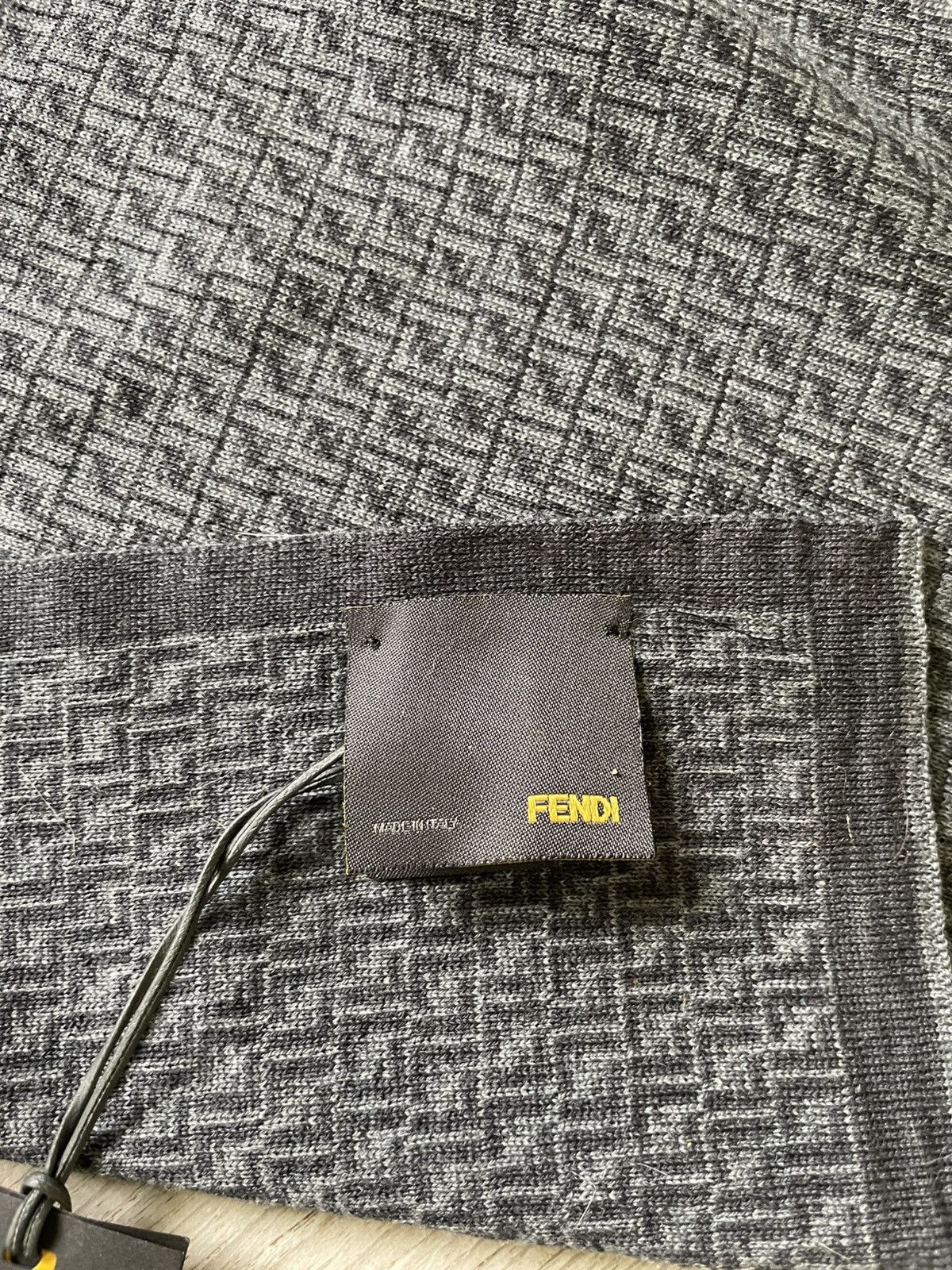 Fendi Fendi Monogram Wool Scarf Size ONE SIZE - 19 Thumbnail