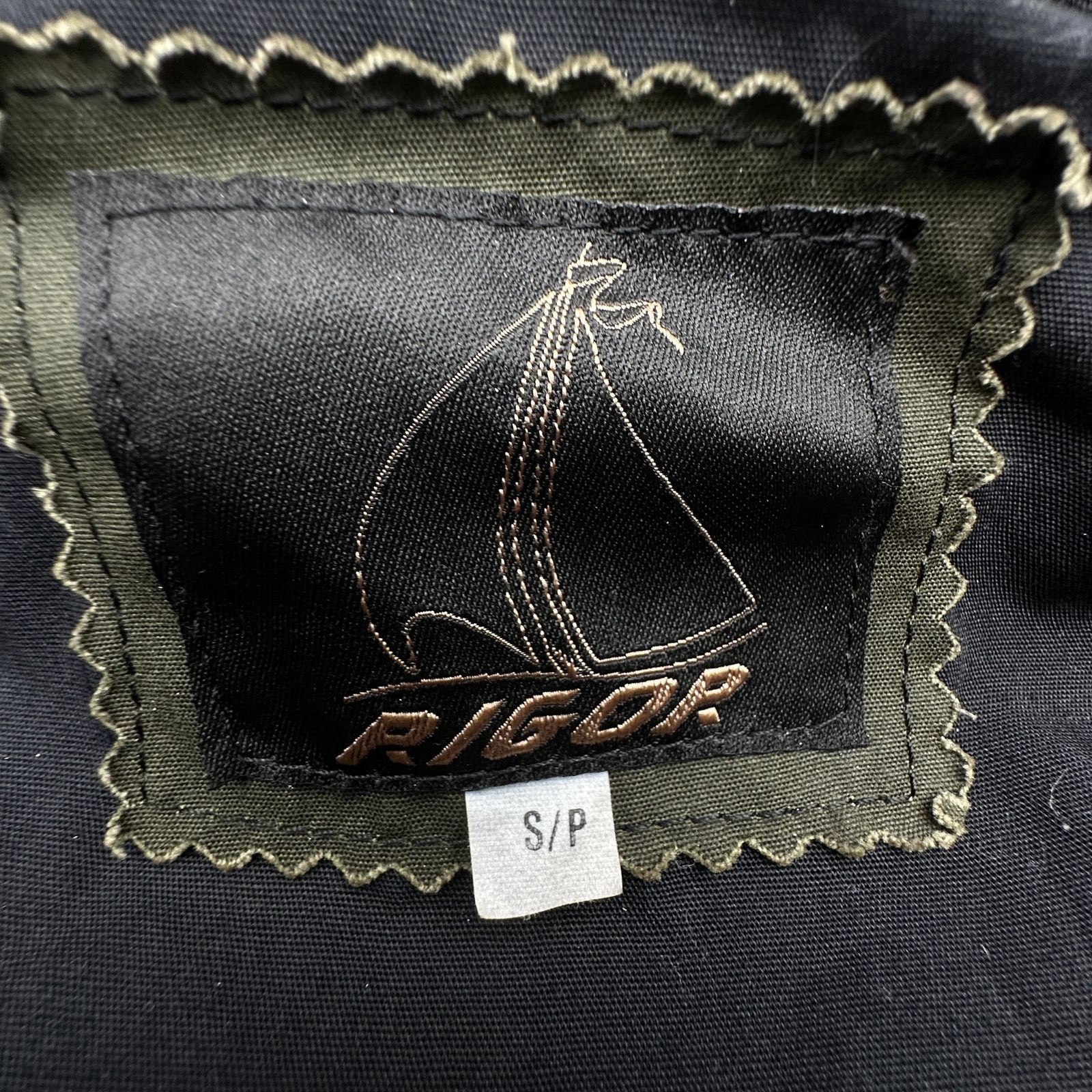 Other Vintage Rigor Waxed Cotton Jacket Mens Small Olive Green Size US S / EU 44-46 / 1 - 3 Thumbnail