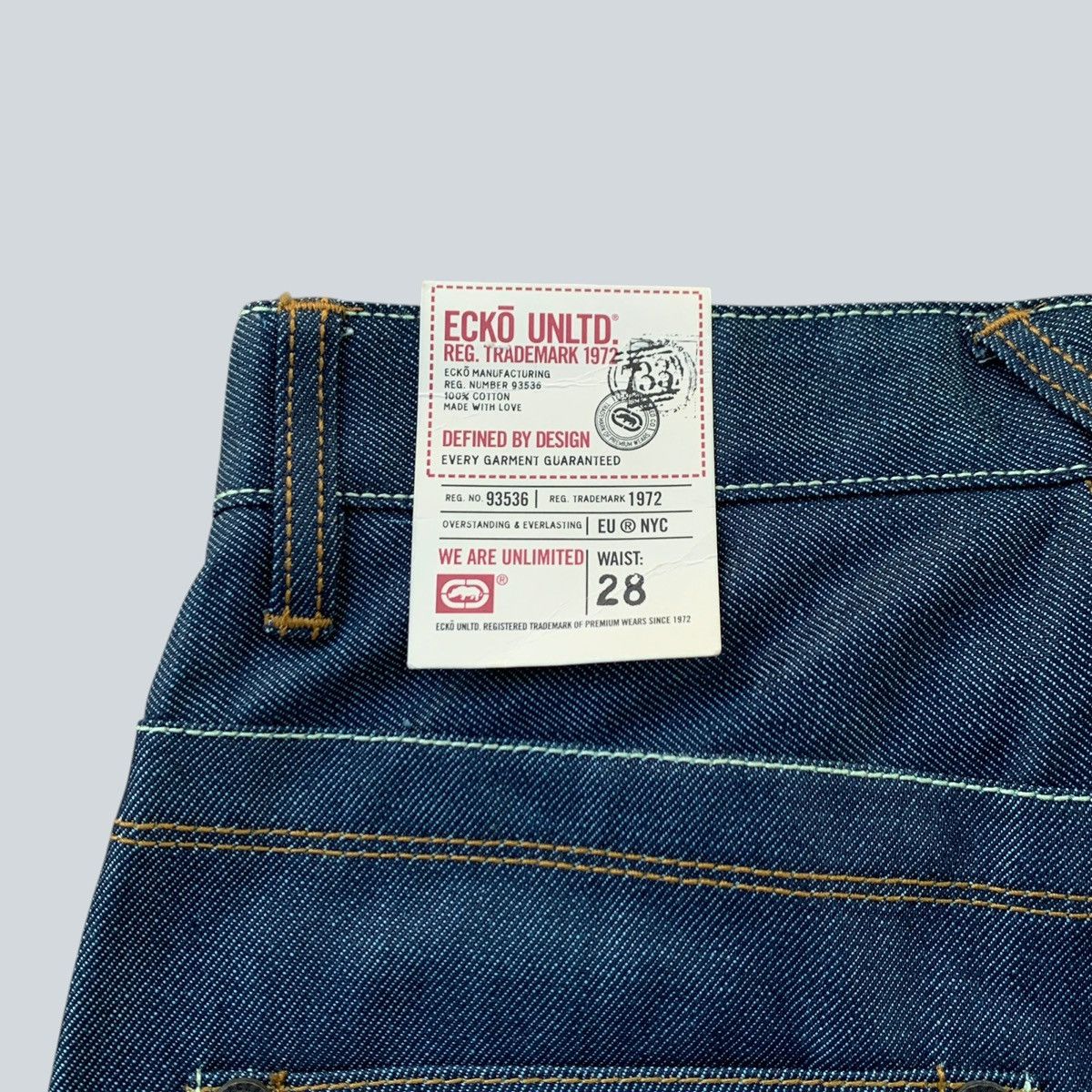 Ecko Unltd. Vintage 2000 Ecko Unltd. Rhino City Graffiti Print Baggy Fit Size US 28 / EU 44 - 7 Thumbnail