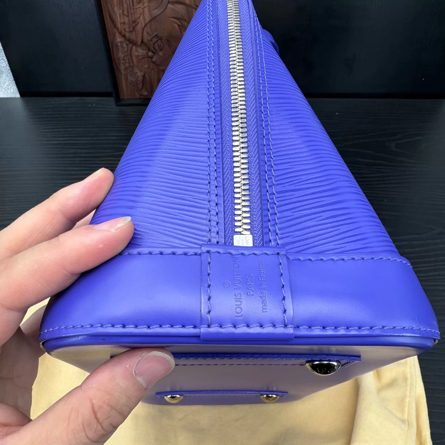 Louis Vuitton LV Alma Water Ripple Blue Shell Bag Mint Size ONE SIZE - 3 Thumbnail