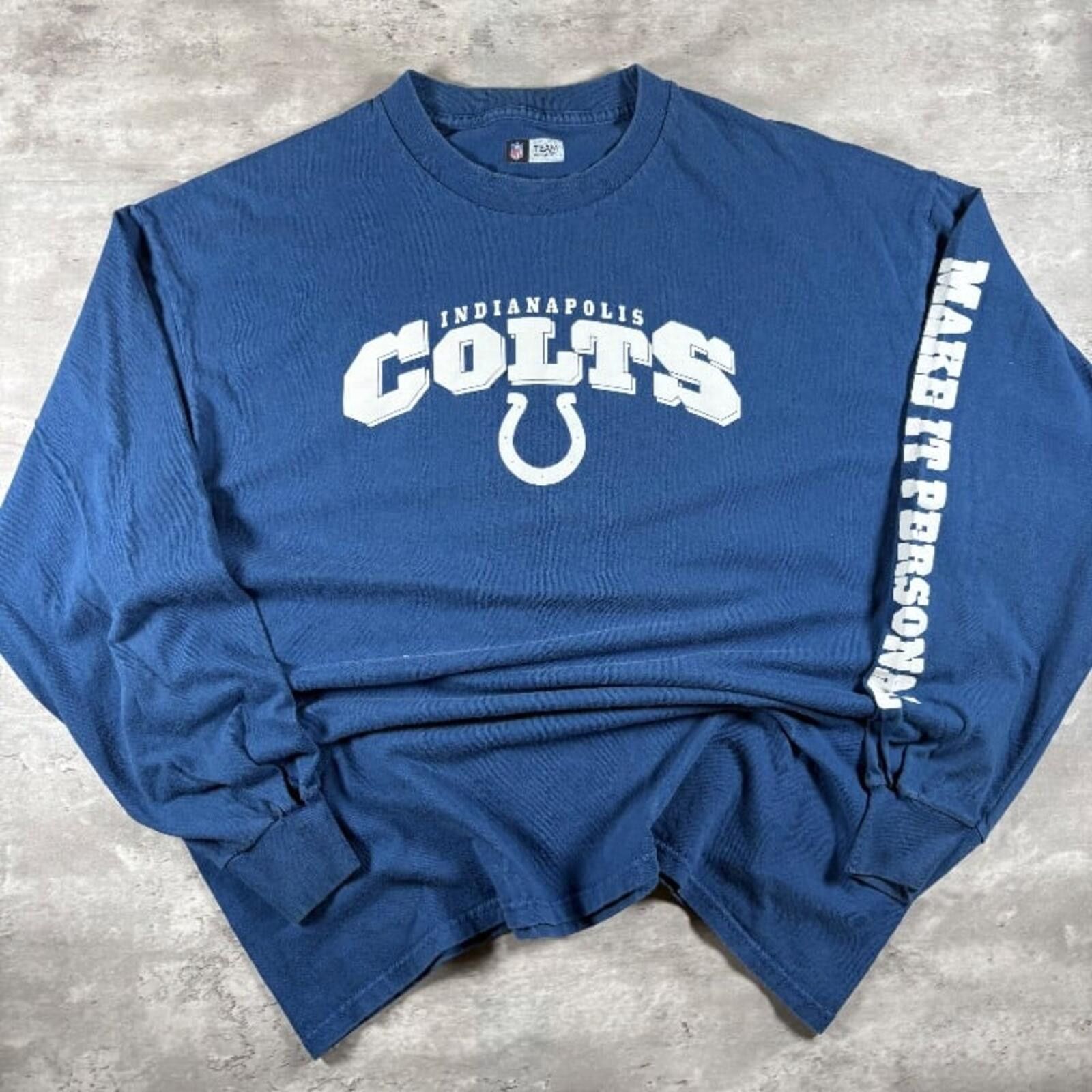 Reebok Vintage Indianapolis Colts long sleeve Size US XL / EU 56 / 4 - 6 Thumbnail
