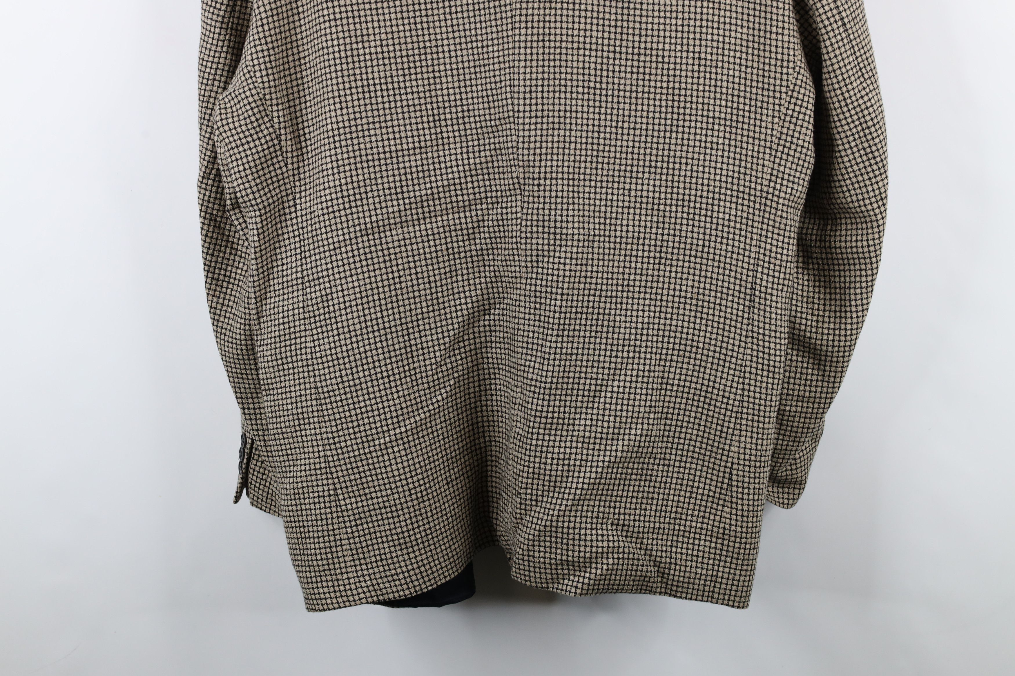 Vintage Vintage 90s Streetwear Houndstooth 3 Button Blazer Jacket Size US XL / EU 56 / 4 - 19 Thumbnail