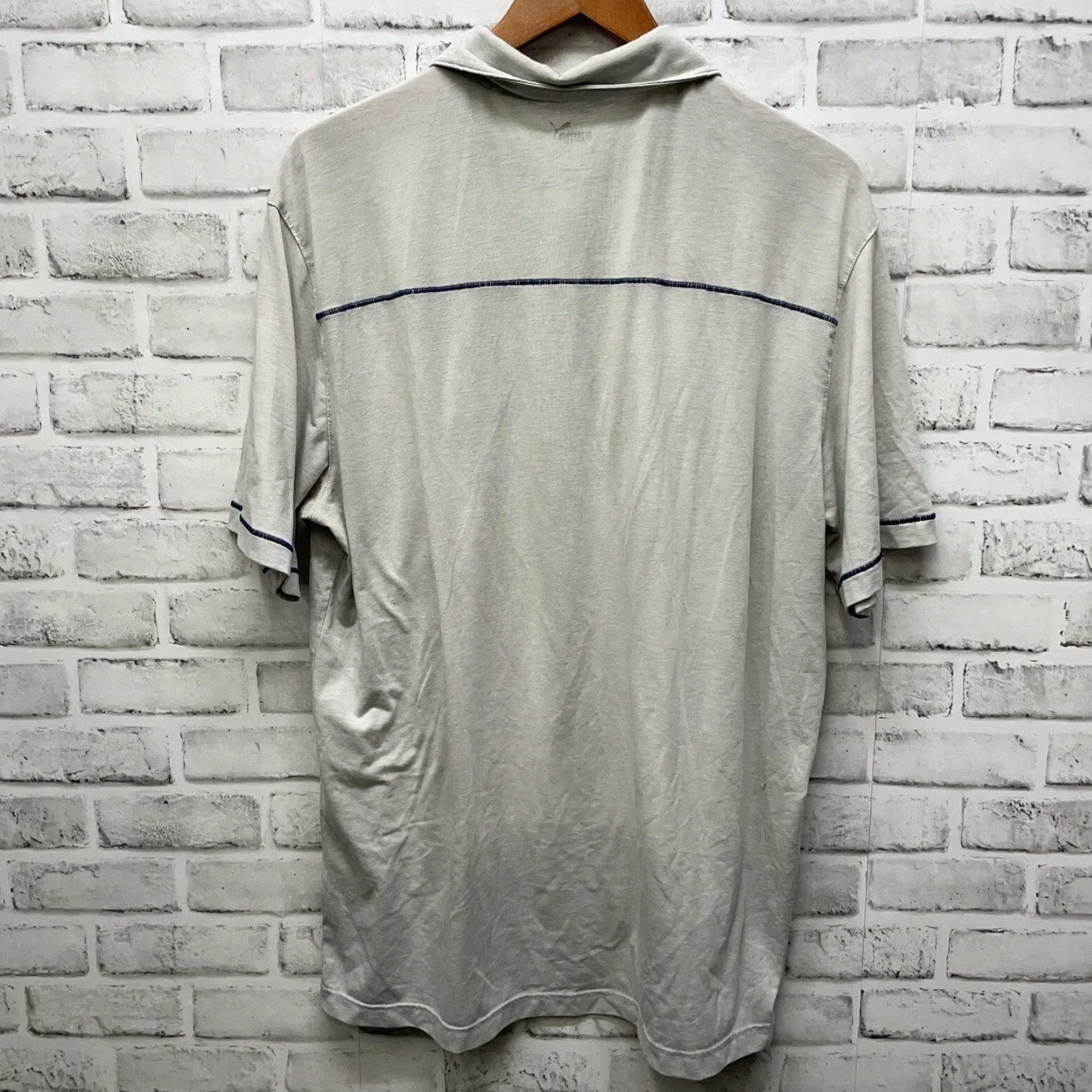 Puma Puma Polo Shirt Mens L Gray Stretchy Regular Size Shirt Size US L / EU 52-54 / 3 - 5 Thumbnail