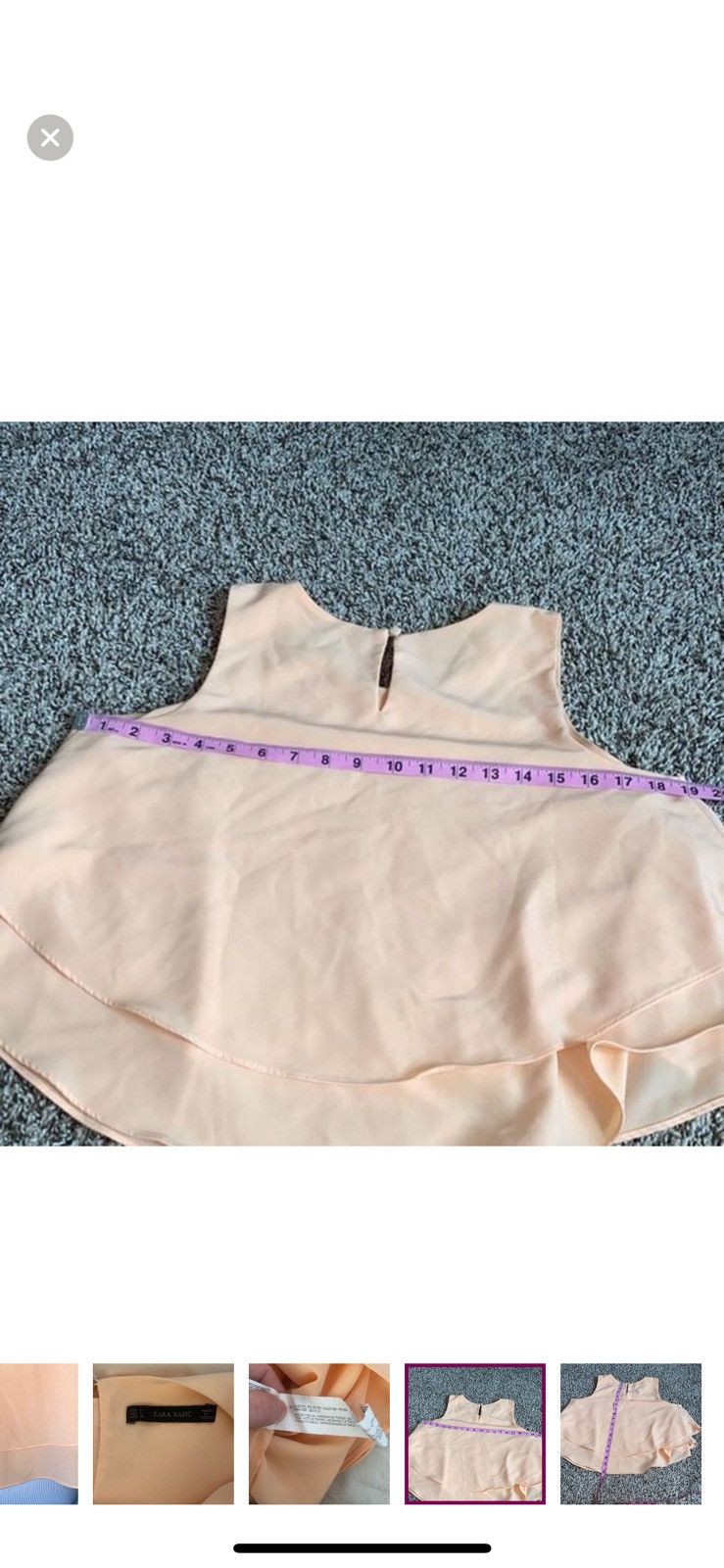 Zara Zara basic small layered crop top Size S / US 4 / IT 40 - 3 Thumbnail