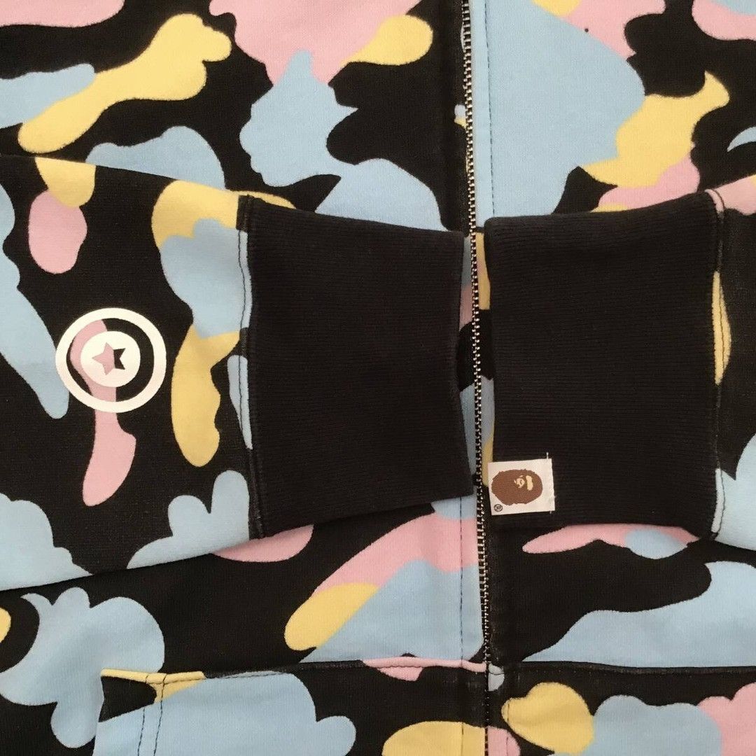 Bape BAPE Multi camo Shark full zip hoodie cotton candy camo APE Size US M / EU 48-50 / 2 - 6 Thumbnail