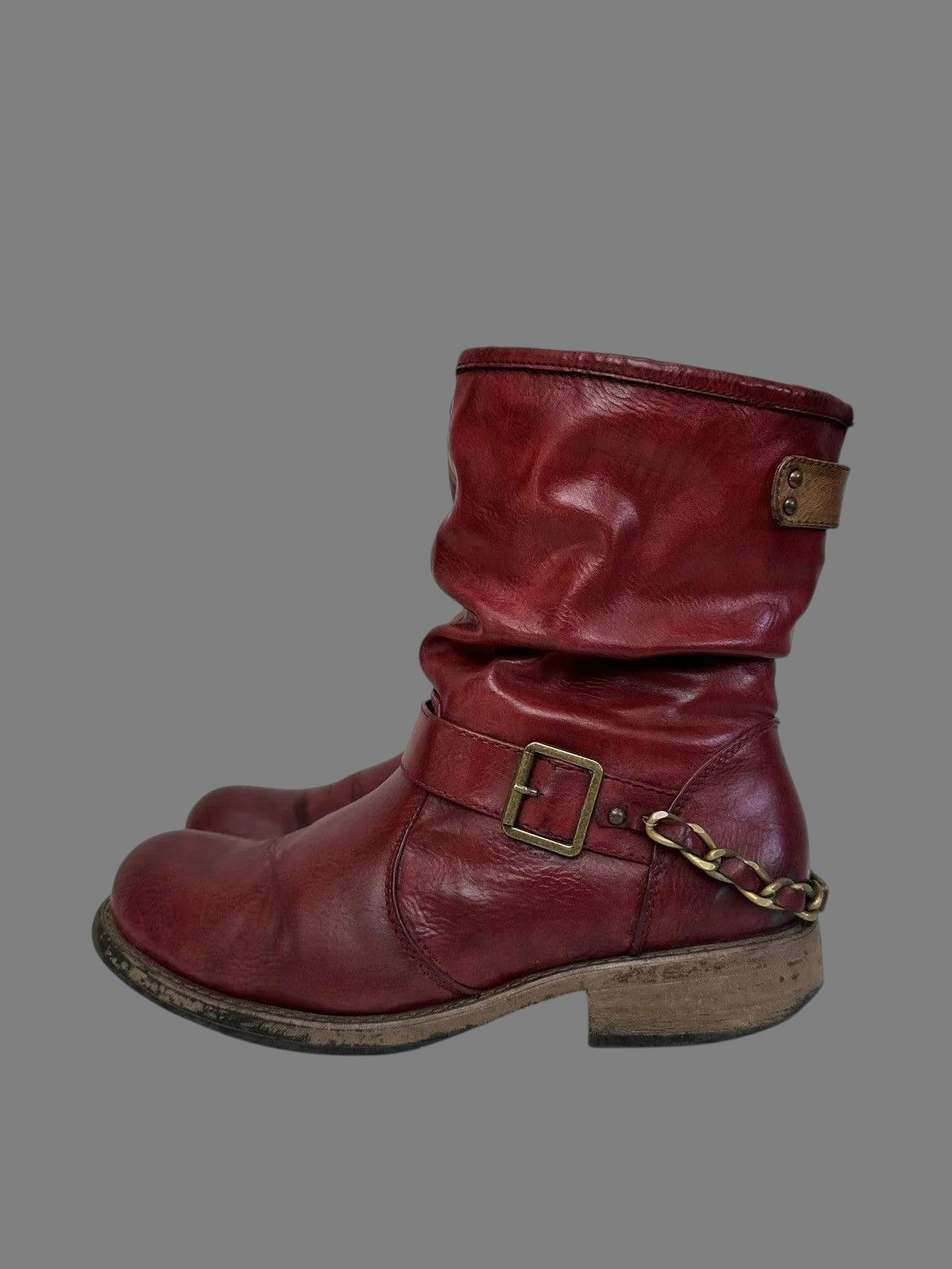 A.S.98 Guidi Style Vintage Leather Boots High AS98 Rick 424 Size US 9 / IT 39 - 5 Thumbnail