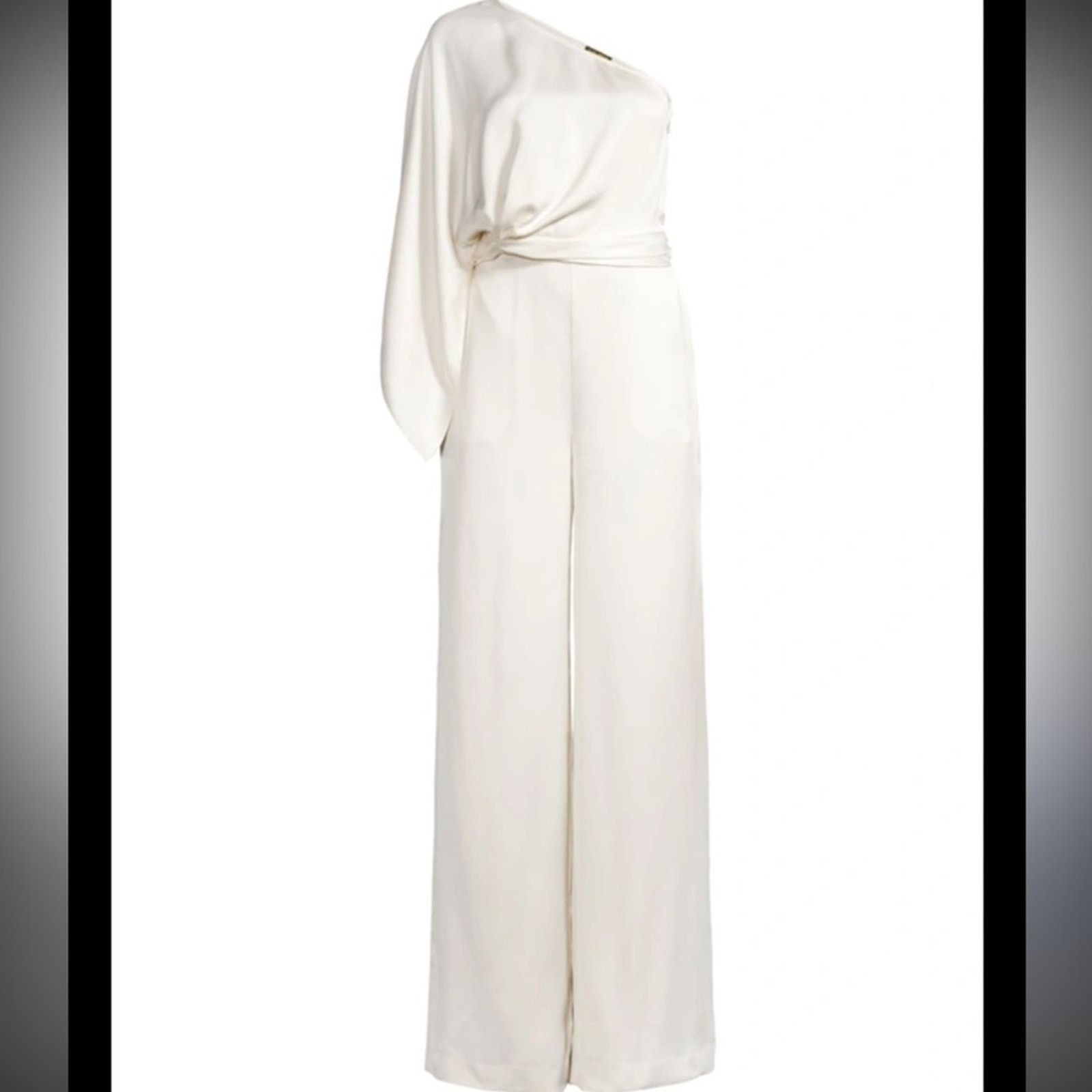 Ramy Brook NWT Ramy Brook $595 Simone One-Shoulder Jumpsuit Size 4 Size 27" / US 4 / IT 40 - 4 Thumbnail
