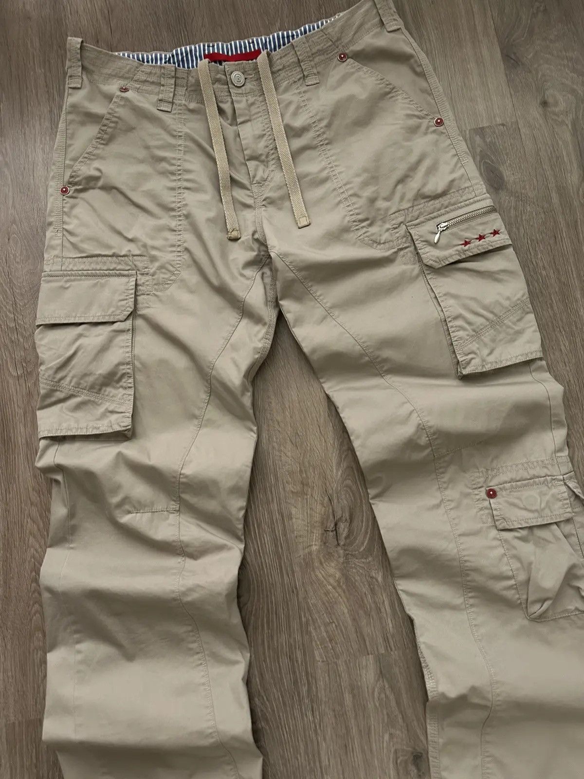 Bogner × Vintage Vintage Bogner Cargo Fire Ice Beige Pants Size US 34 / EU 50 - 10 Thumbnail