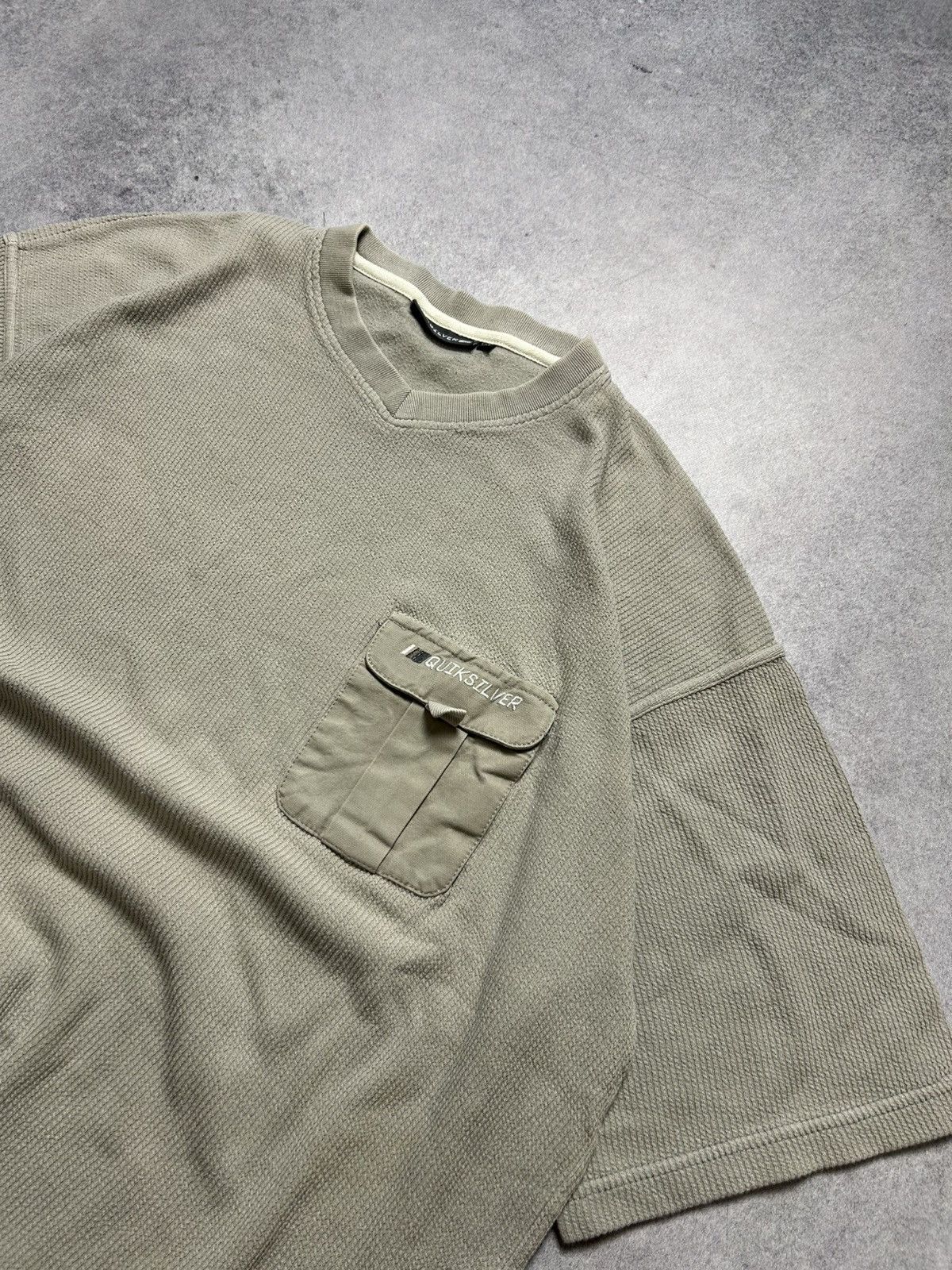 Quiksilver Vintage 90s Quiksilver Small Logo Pocket V-Neck T-Shirt Surf Size US XXL / EU 58 / 5 - 2 Thumbnail