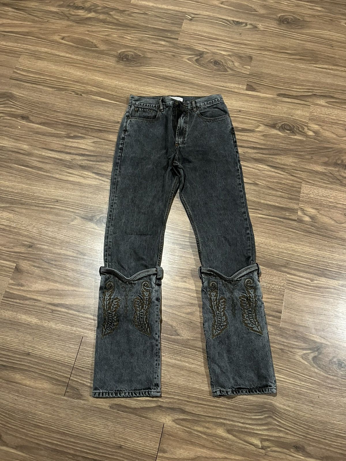 Y/Project Cowboy cuff jeans Size 29" - 1 Thumbnail