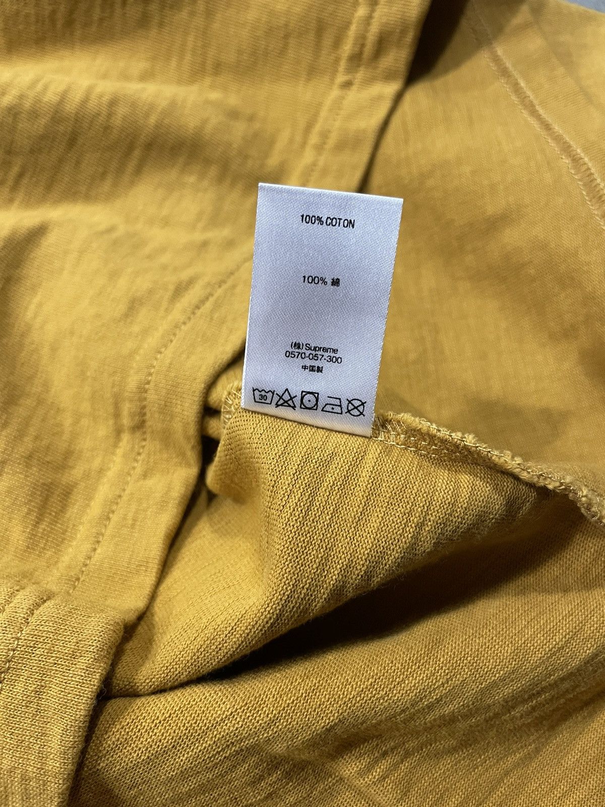 Supreme MINT: F/W 2018 Supreme L/S Pocket Tee "Mustard" Size US M / EU 48-50 / 2 - 10 Thumbnail
