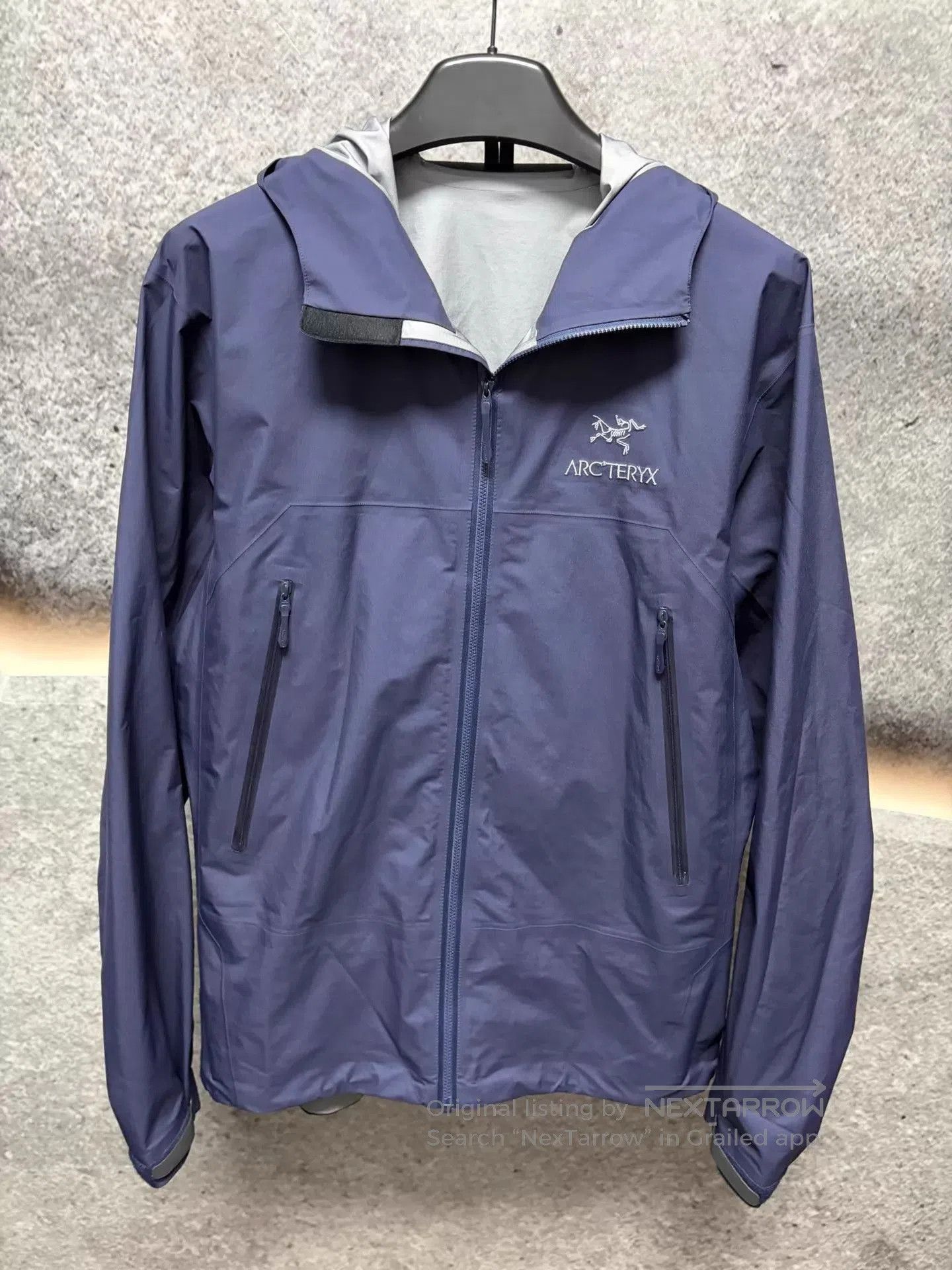 Arc'teryx Blue Hooded Light Jacket with Zipper Pockets. Size US M / EU 48-50 / 2 - 1 Thumbnail