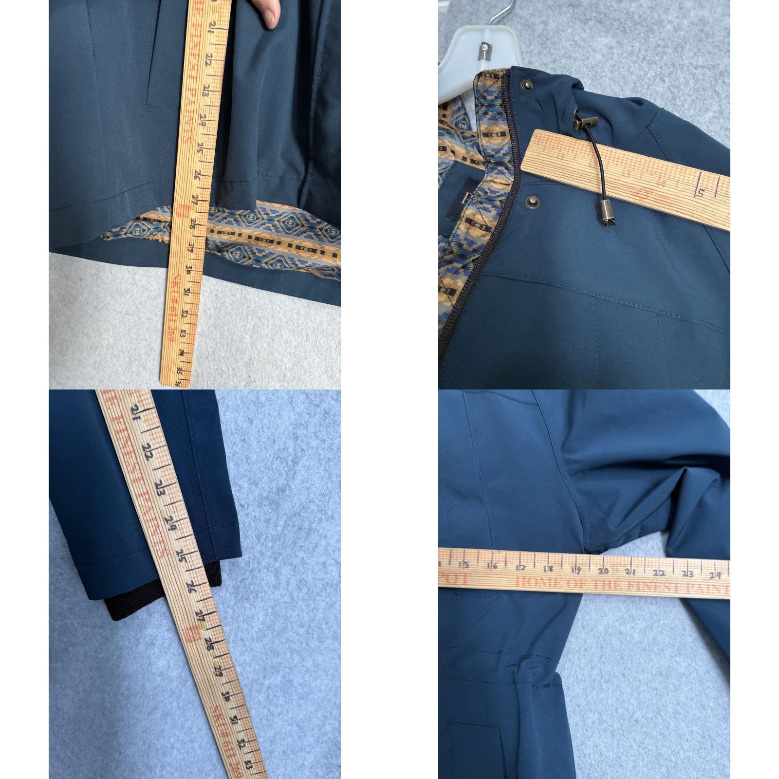 Pendleton Pendleton Coat Womens S Blue Hooded Softshell Parka Southwestern Chore Casual Travel Mid-Length Long Sleeve Zip Size S / US 4 / IT 40 - 8 Thumbnail