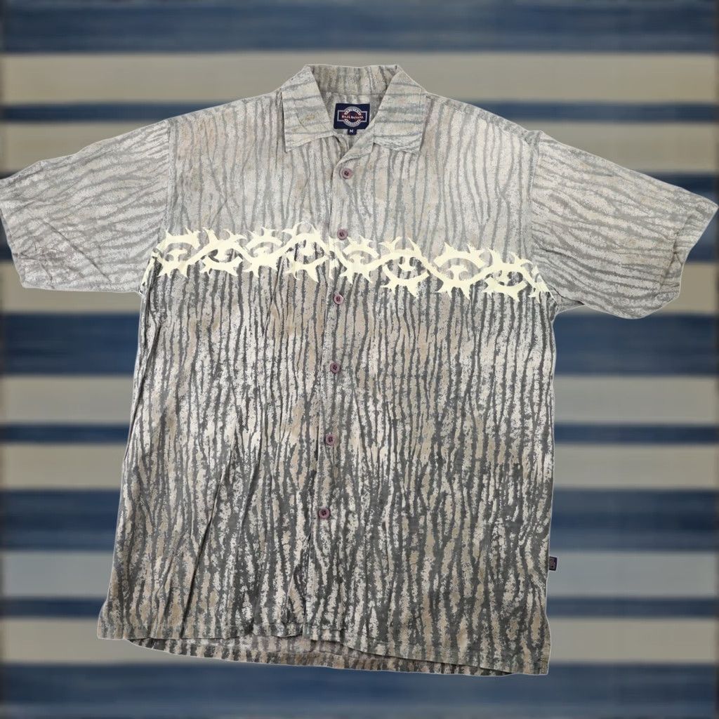 Gloverall VINTAGE Baja banana Tribal Allover Print Button Up Shirt Size US L / EU 52-54 / 3 - 1 Thumbnail