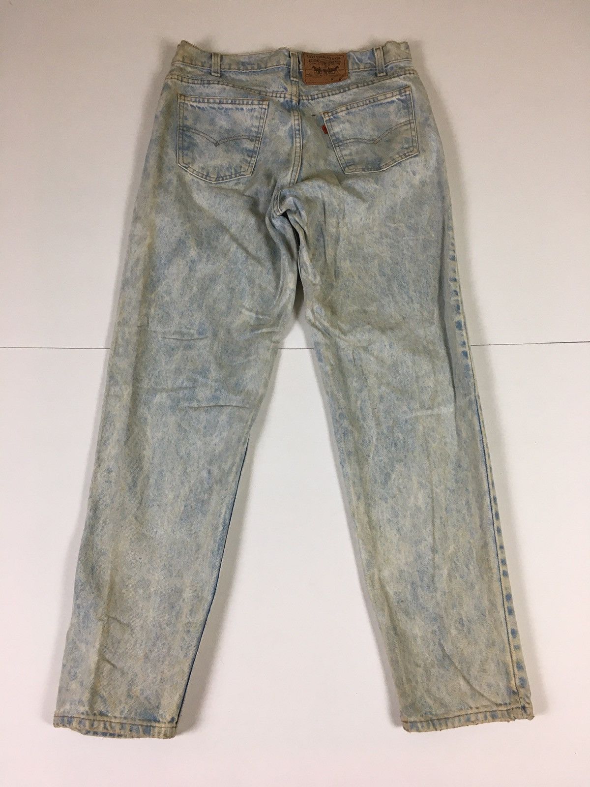 Levi's Vintage Acid Wash Levi’s 550 Orange Tab Made in USA Size US 34 / EU 50 - 6 Thumbnail