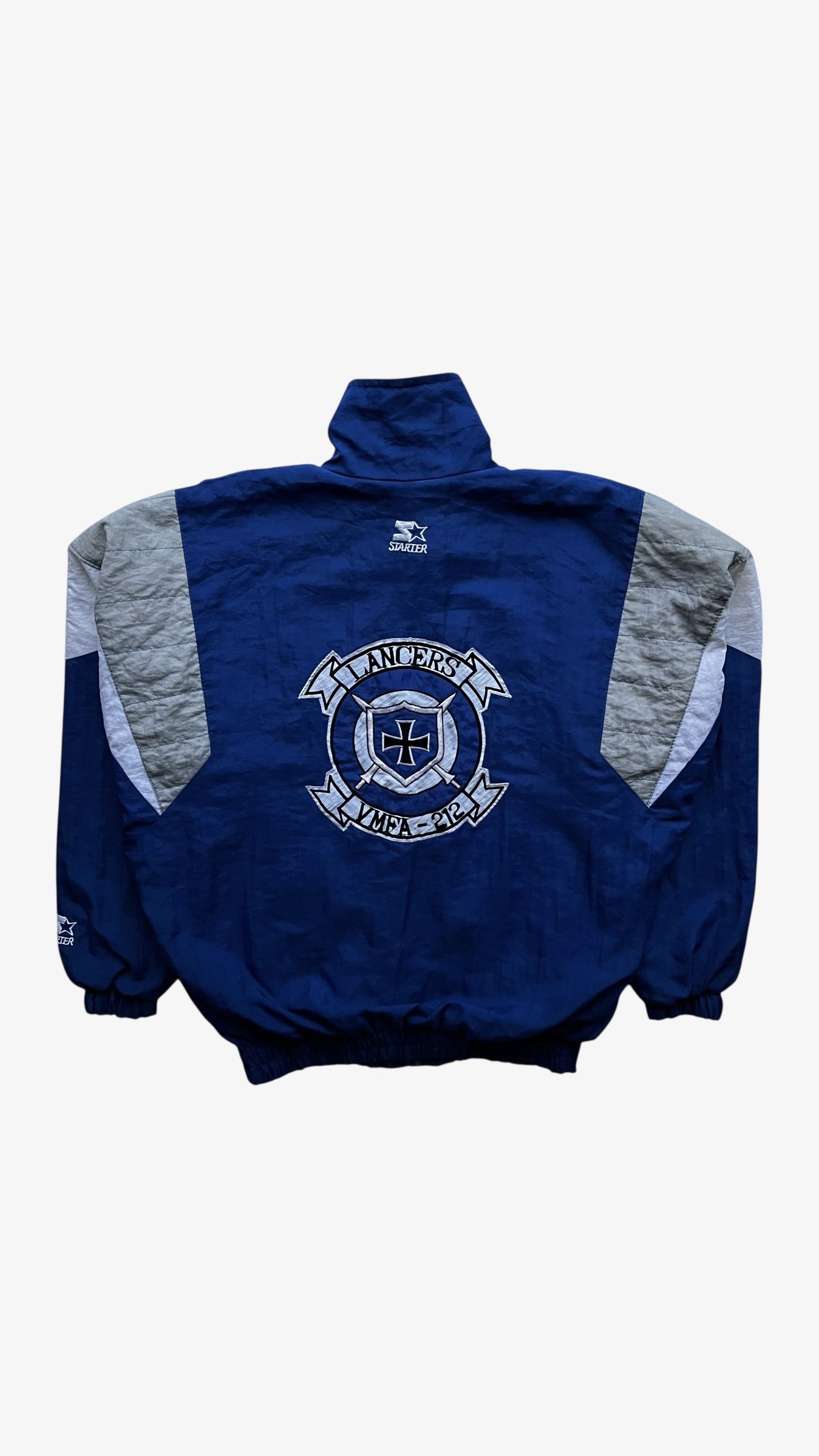Starter Vintage 90s Men's Starter USA Marine Corps Lancers Jacket Size US XXL / EU 58 / 5 - 1 Thumbnail