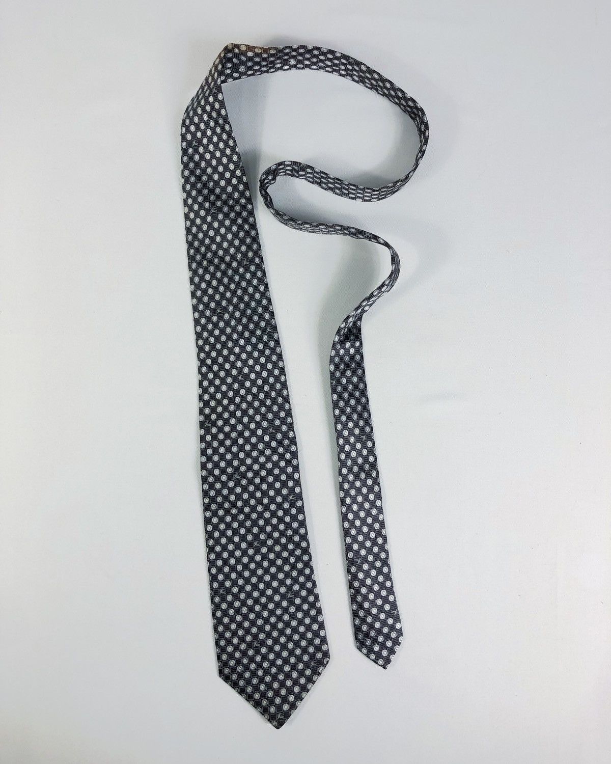 Burberry Prorsum Rare Vintage Burberrys Monogram Silk Tie Made in Italy Size ONE SIZE - 2 Thumbnail