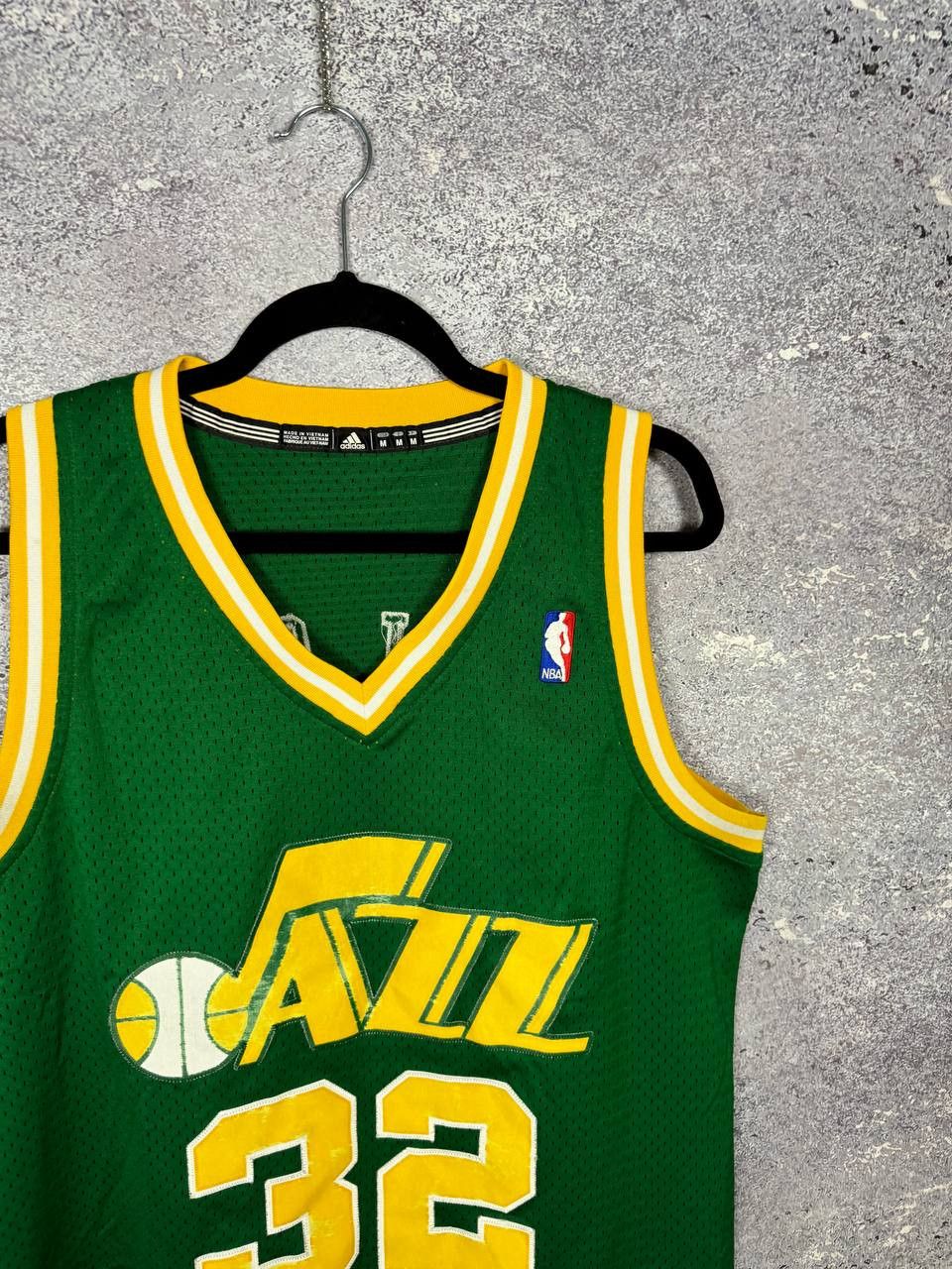 Adidas × NBA CARL MALONE Utah Jazz 2013 NBA Adidas Jersey Size US M / EU 48-50 / 2 - 3 Thumbnail