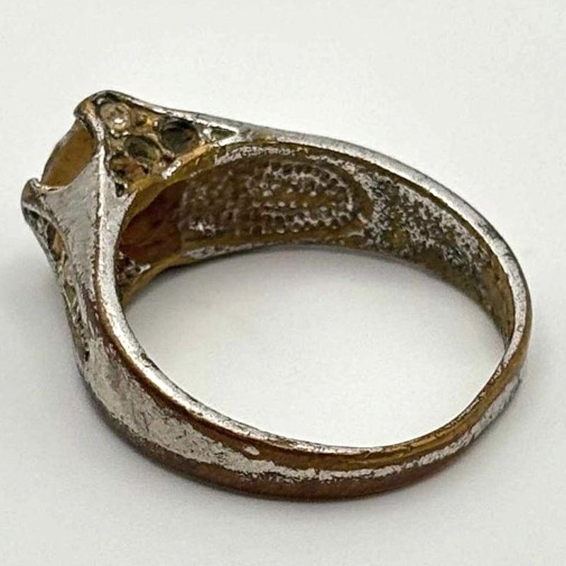 Other Vintage Silver Gem Ring Size ONE SIZE - 3 Thumbnail