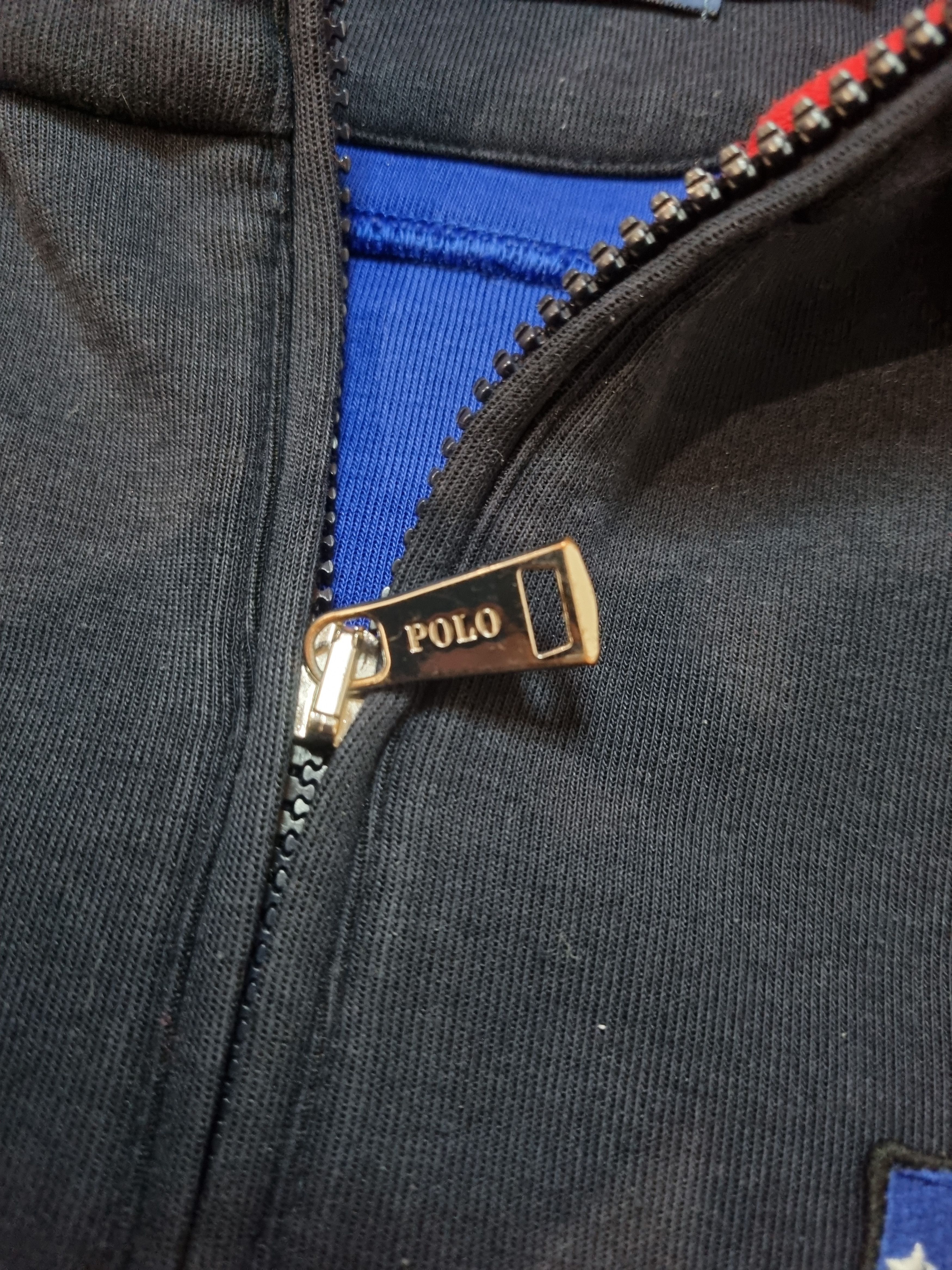 Polo Ralph Lauren × Vintage Polo Ralph Lauren Sweatshirt Zip Vintage 80s-90s Size US XS / EU 42 / 0 - 4 Thumbnail
