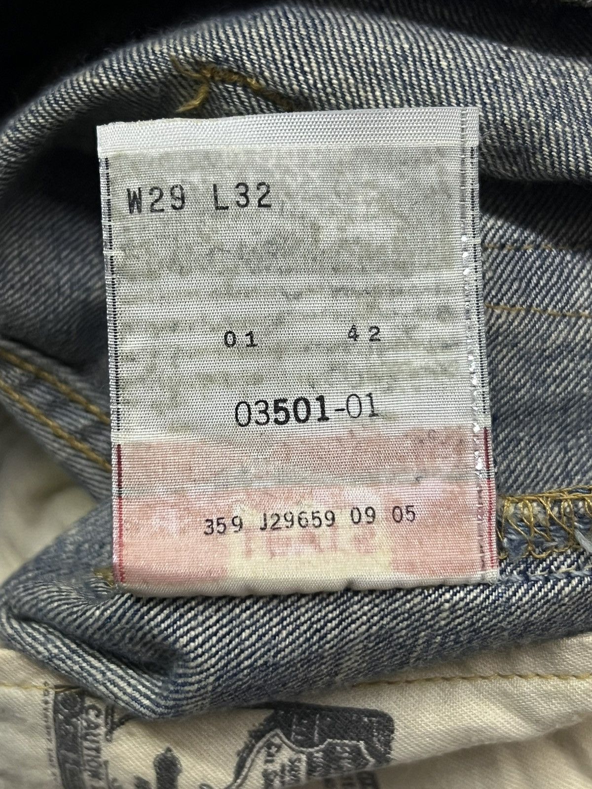 Levi's Vintage Levi’s Japan 501 Japanese Denim Vintage Wash - W29 Size US 29 - 15 Thumbnail