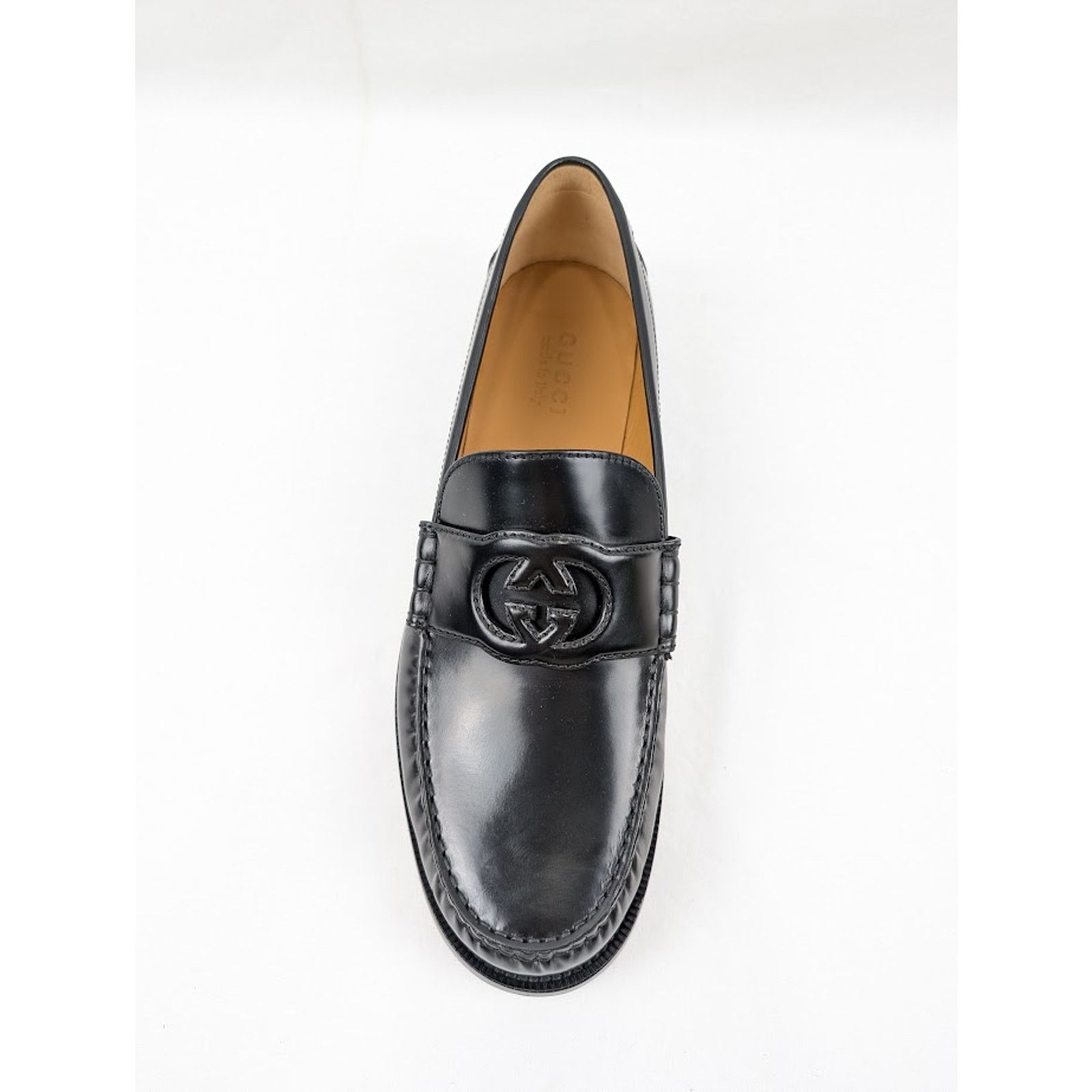 Gucci o1rshd1 Interlocking G Loafers in Black Size US 10.5 / EU 43-44 - 7 Thumbnail