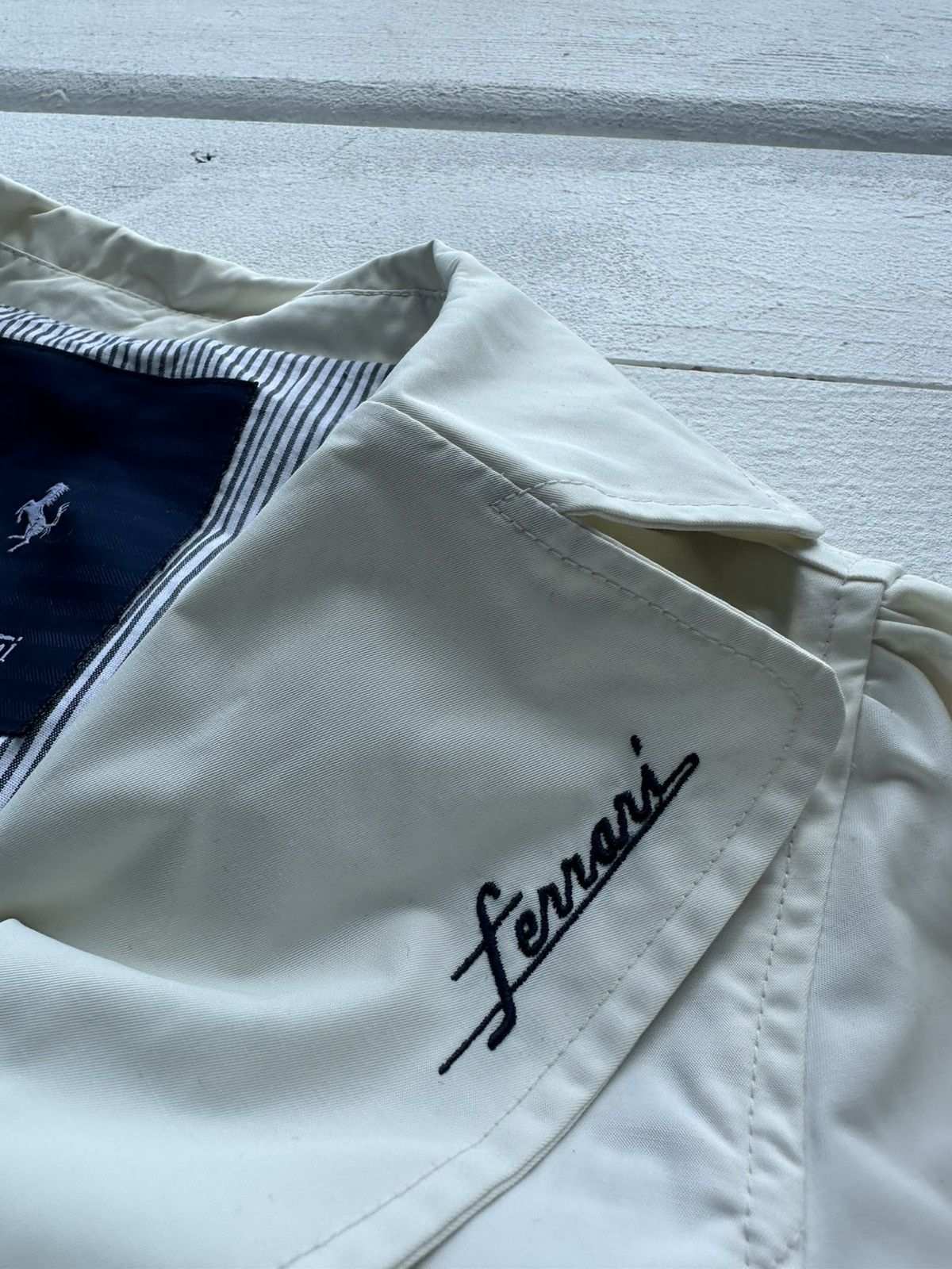 Ferrari × Vintage 🚨Y2K Rare Ferrari OFFICIAL PRODUCT Jacket blazer LUXURY CAR Size S / US 4 / IT 40 - 8 Thumbnail