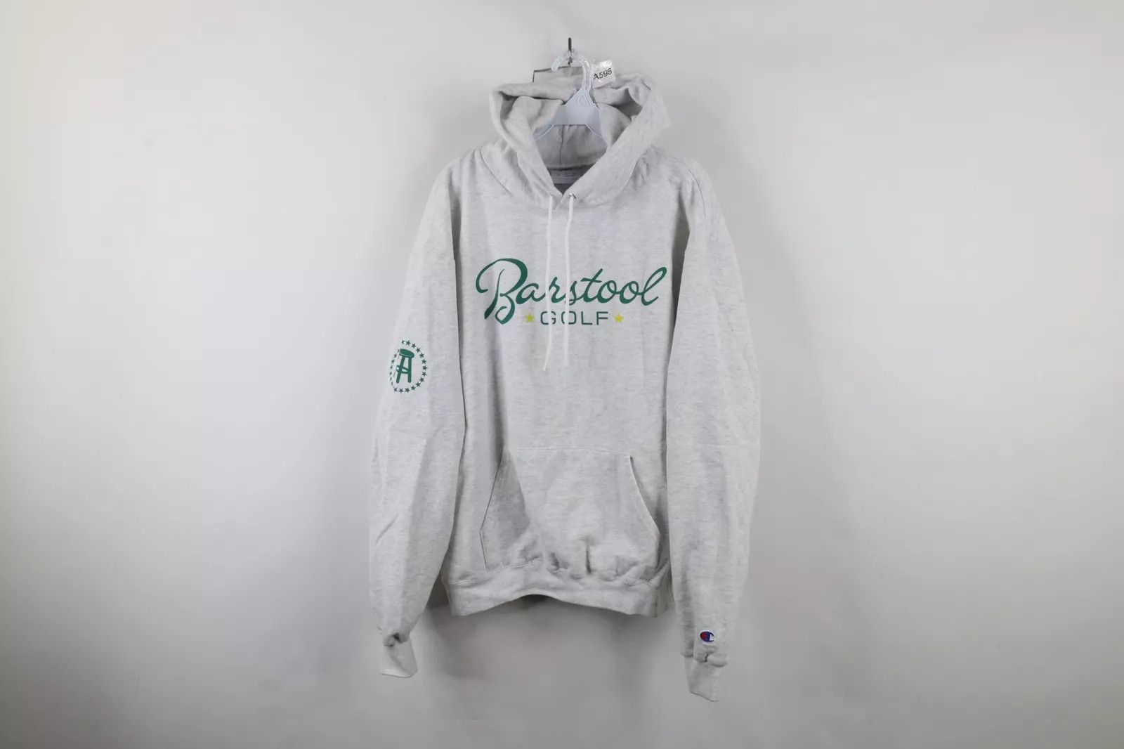 Champion × Vintage Champion Barstool Sports Golf Hoodie Sweatshirt Heather Gray Size US L / EU 52-54 / 3 - 1 Thumbnail