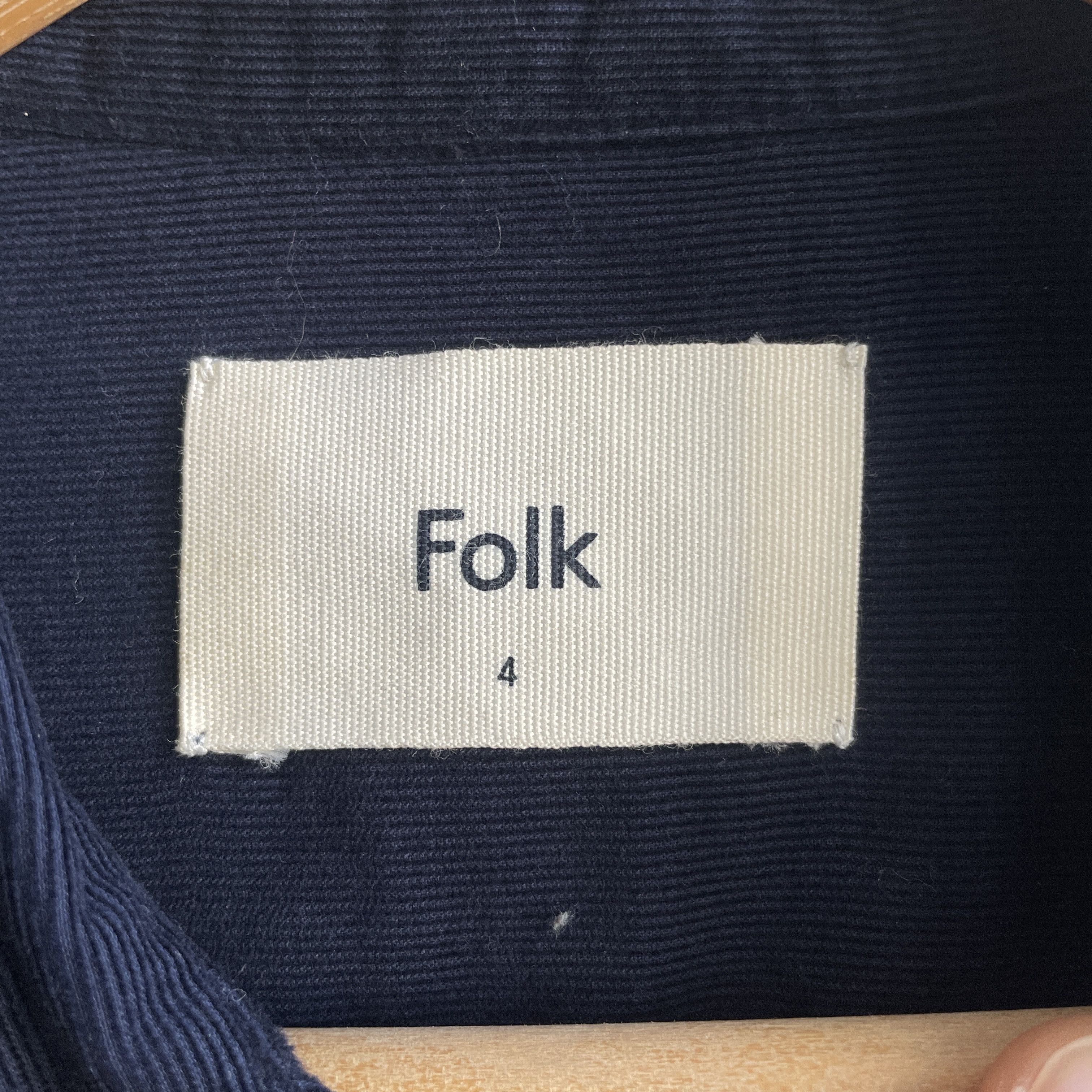 Folk Folk Micro Cord Navy Shirt Size 4 Size US L / EU 52-54 / 3 - 6 Thumbnail