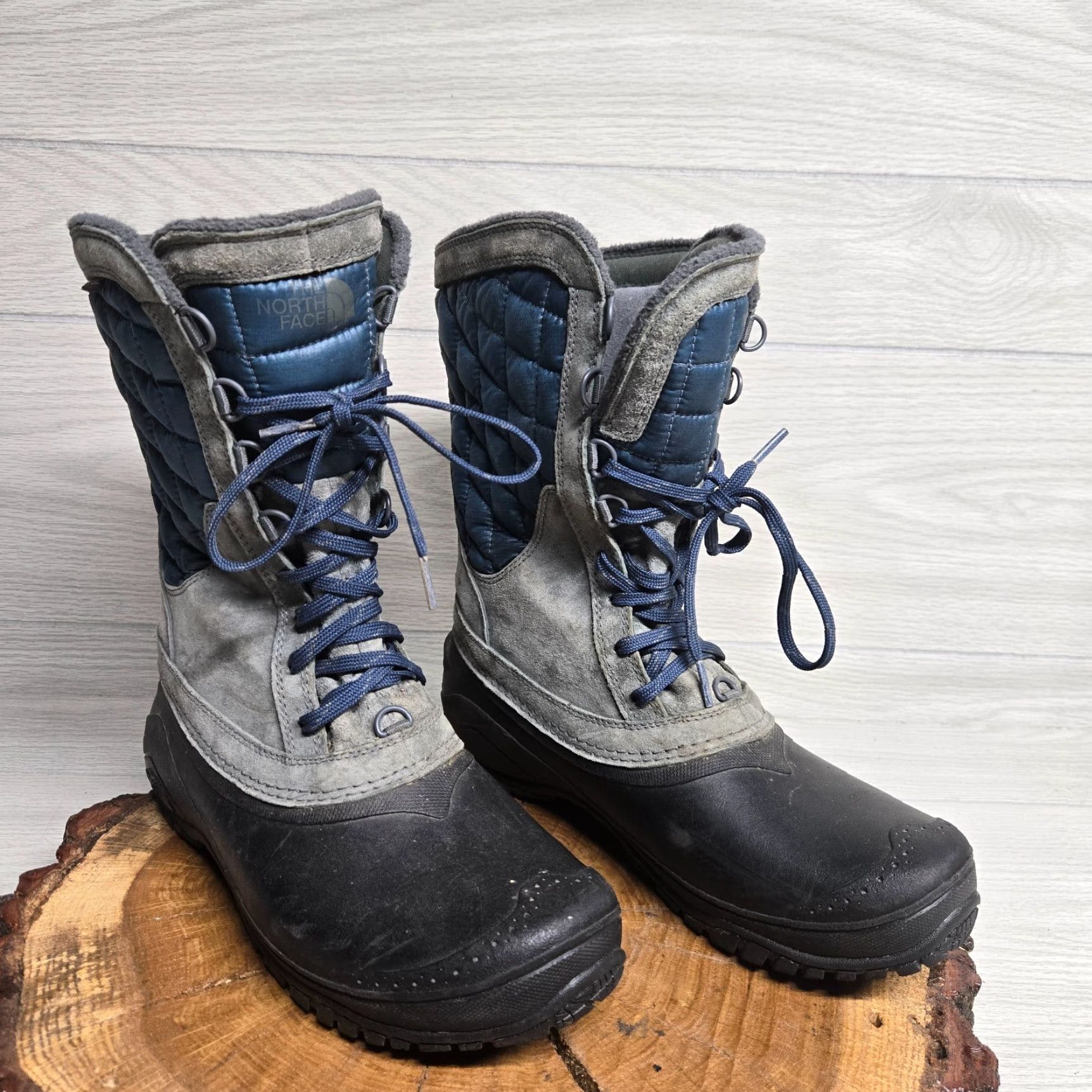 The North Face The North Face Womens Thermoball Utility Tall Winter Boots SZ 9.5 Black NF0A2T5D Size US 10 / IT 40 - 2 Thumbnail