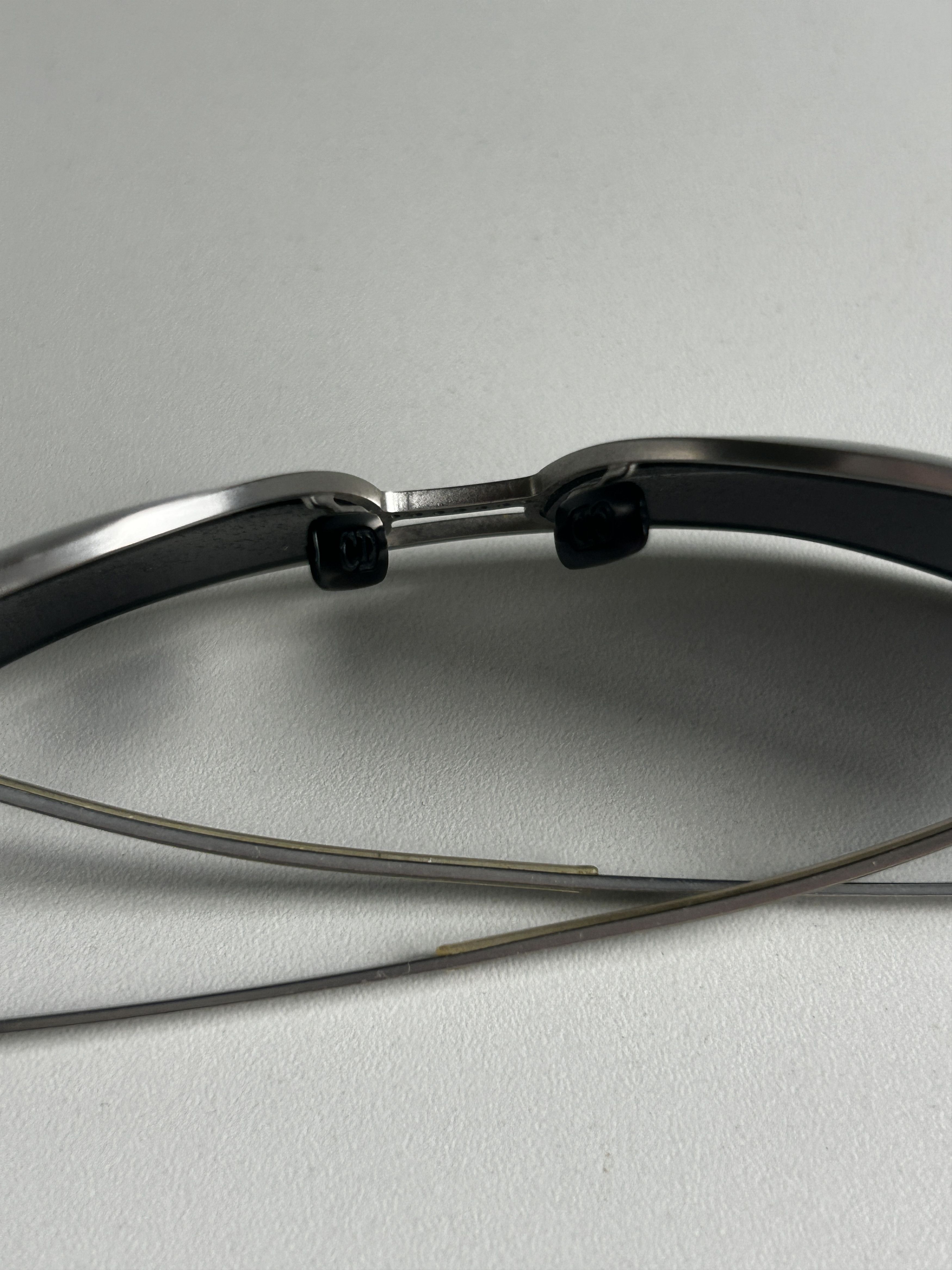 Dior Dior Homme SS05 Silver Aviator Sunglasses by Hedi Slimane Size ONE SIZE - 5 Thumbnail
