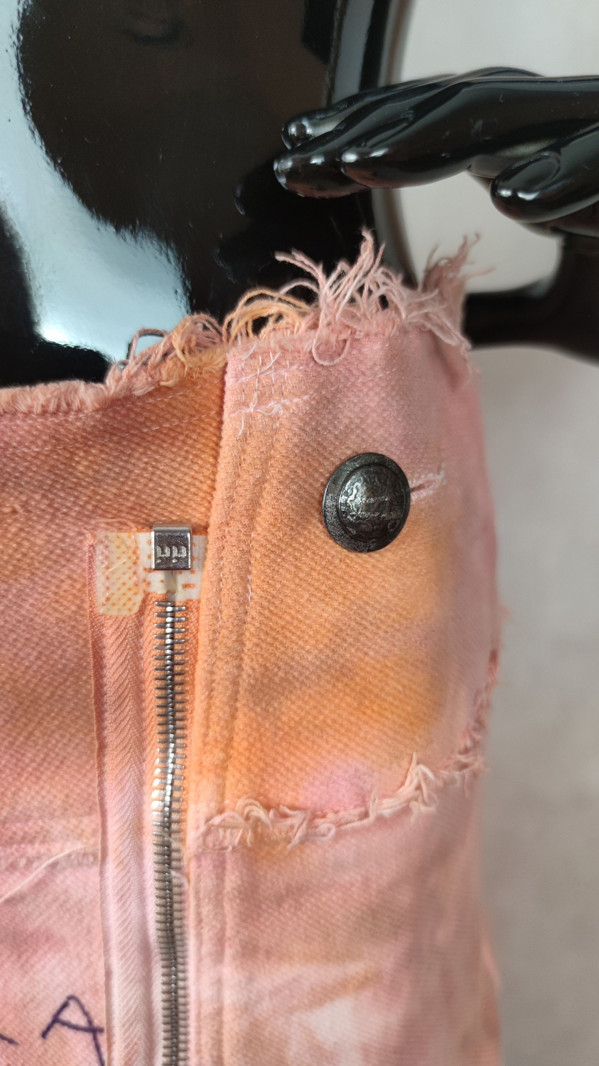 The People Of The Labyrinths Rare The People of the Labyrinths Pink Distressed skirt Size 24" / US 00 / IT 34 - 6 Thumbnail