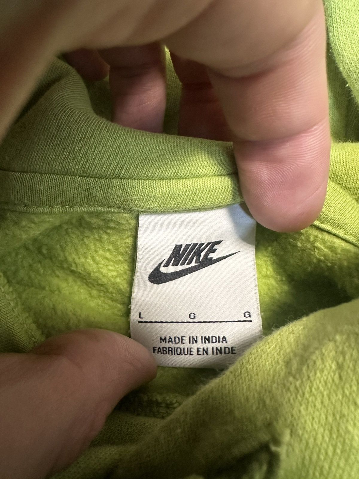 Nike Nike Custom Hoodie Vintage 90s Y2K Reworked Size US L / EU 52-54 / 3 - 7 Thumbnail