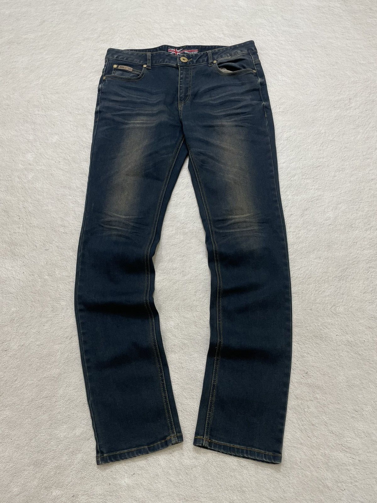 Number (N)ine 2000s Archival Hysteric Dark Indigo Denim Ifsix LGB slim fit Size US 32 / EU 48 - 1 Thumbnail
