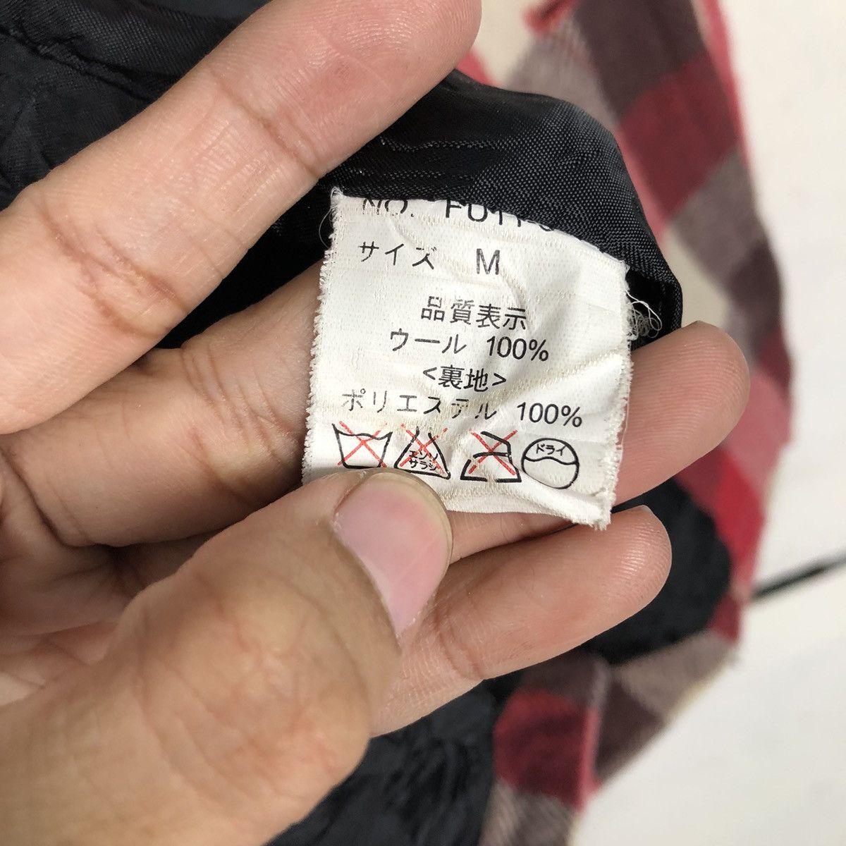 Flannel × Japanese Brand × Vintage 📌Vintage Chore Work Jacket Hikari Shoji Tartan Issey Miyake Size US M / EU 48-50 / 2 - 19 Thumbnail