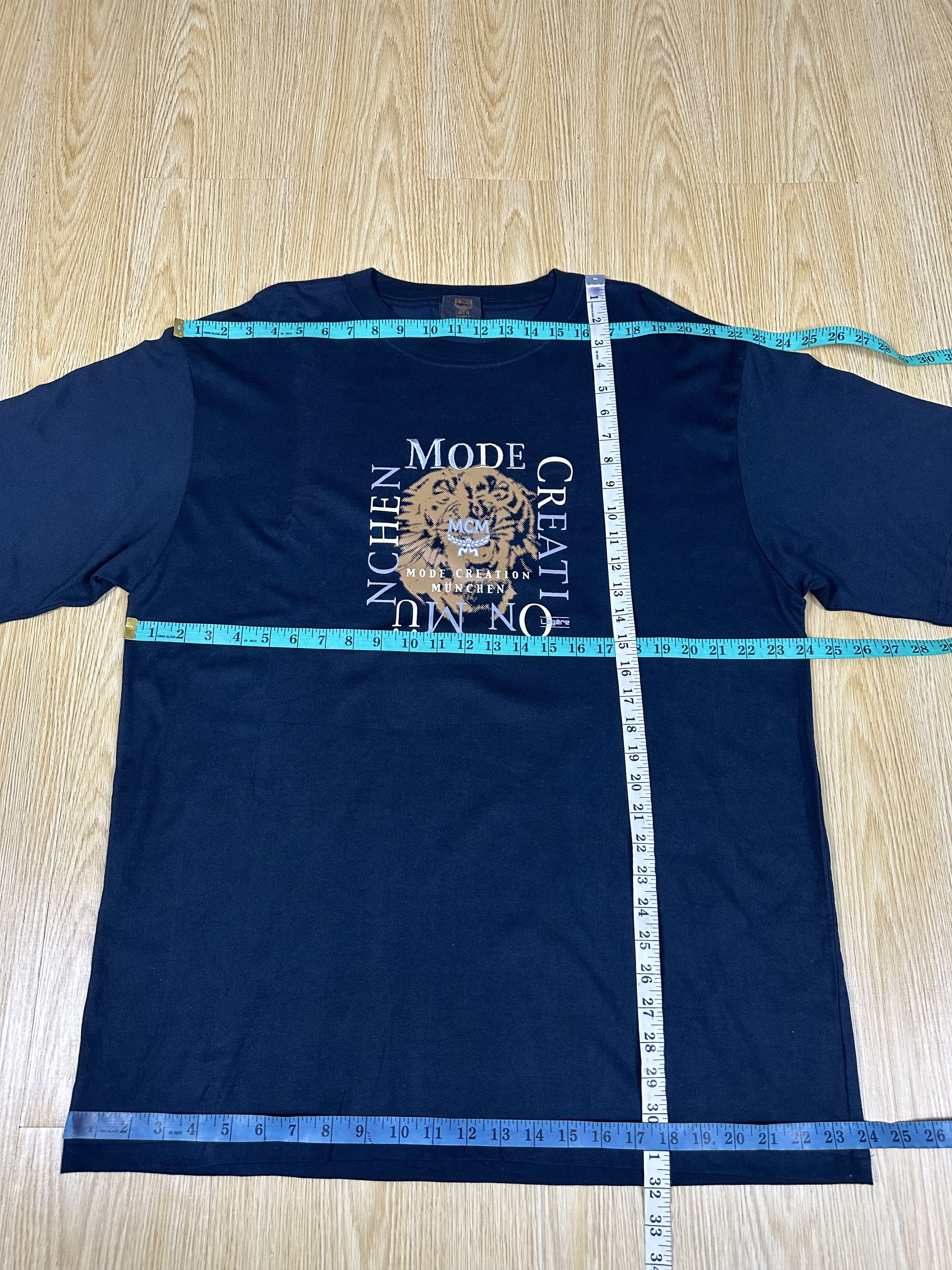MCM Vintage MCM Big Logo Oversize Tshirt A340 Size US L / EU 52-54 / 3 - 4 Thumbnail