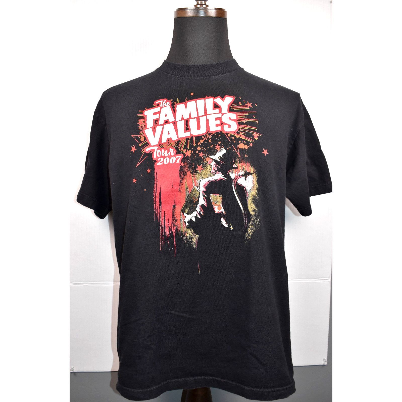 Alstyle Vintage Korn Family Values Tour 2007 Tour T-Shirt Sz Large Size US L / EU 52-54 / 3 - 1 Thumbnail