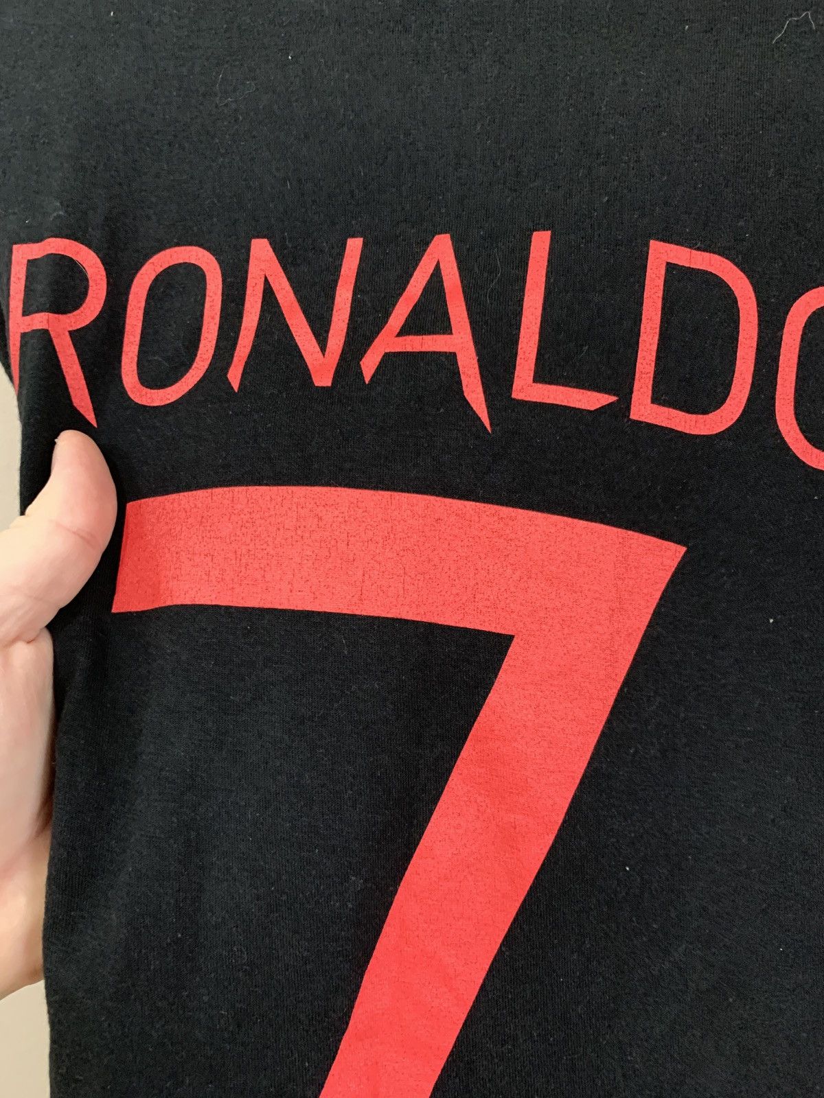 Adidas Manchester United Football T Shirt Adidas Soccer RONALDO #7 Size US XL / EU 56 / 4 - 8 Thumbnail