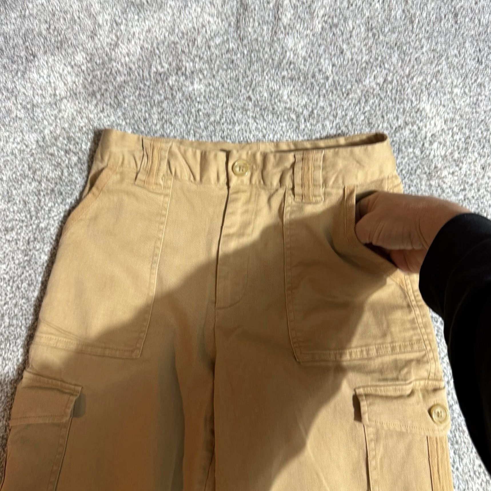 Vintage Y2K Pants Womens Size 5/27W Cargo Streetwear Edgy Grunge Utility Minimalist Size 27" / US 4 / IT 40 - 3 Thumbnail
