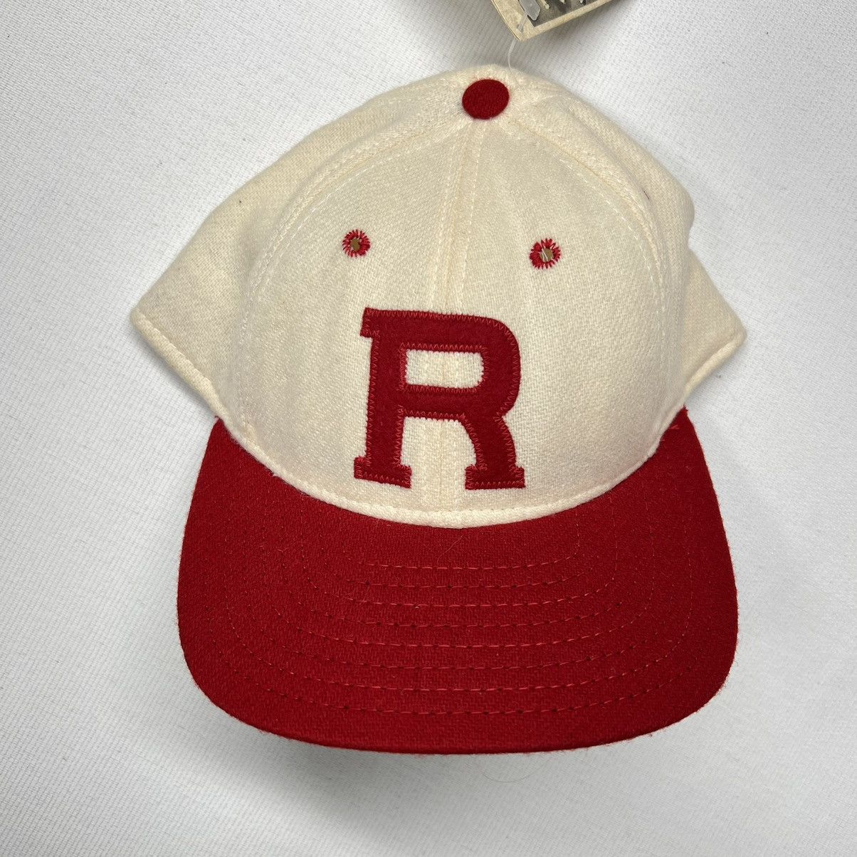 Vintage VTG Rutgers Hat 7 5/8 Red Legacy Merch Athletic Sport 90s Size ONE SIZE - 2 Thumbnail