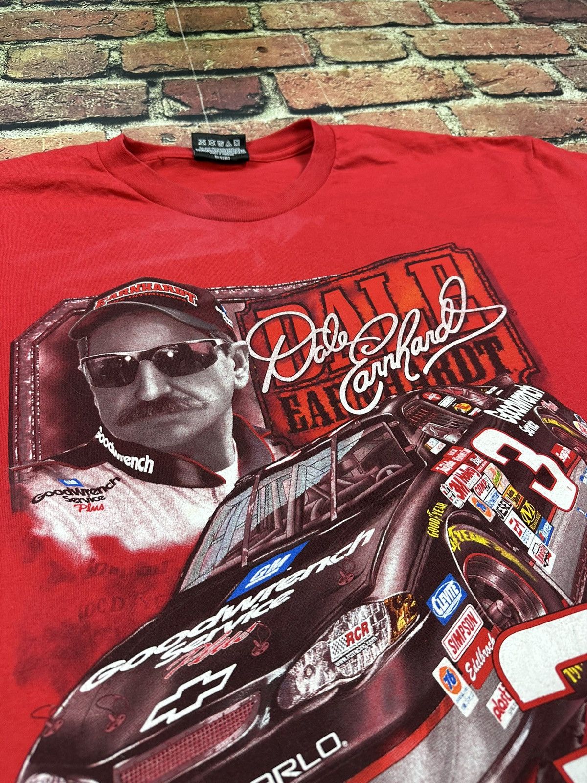 Chase Authentics Vintage Dale Earnhardt Express NASCAR T-Shirt Double Sided Size US L / EU 52-54 / 3 - 6 Thumbnail