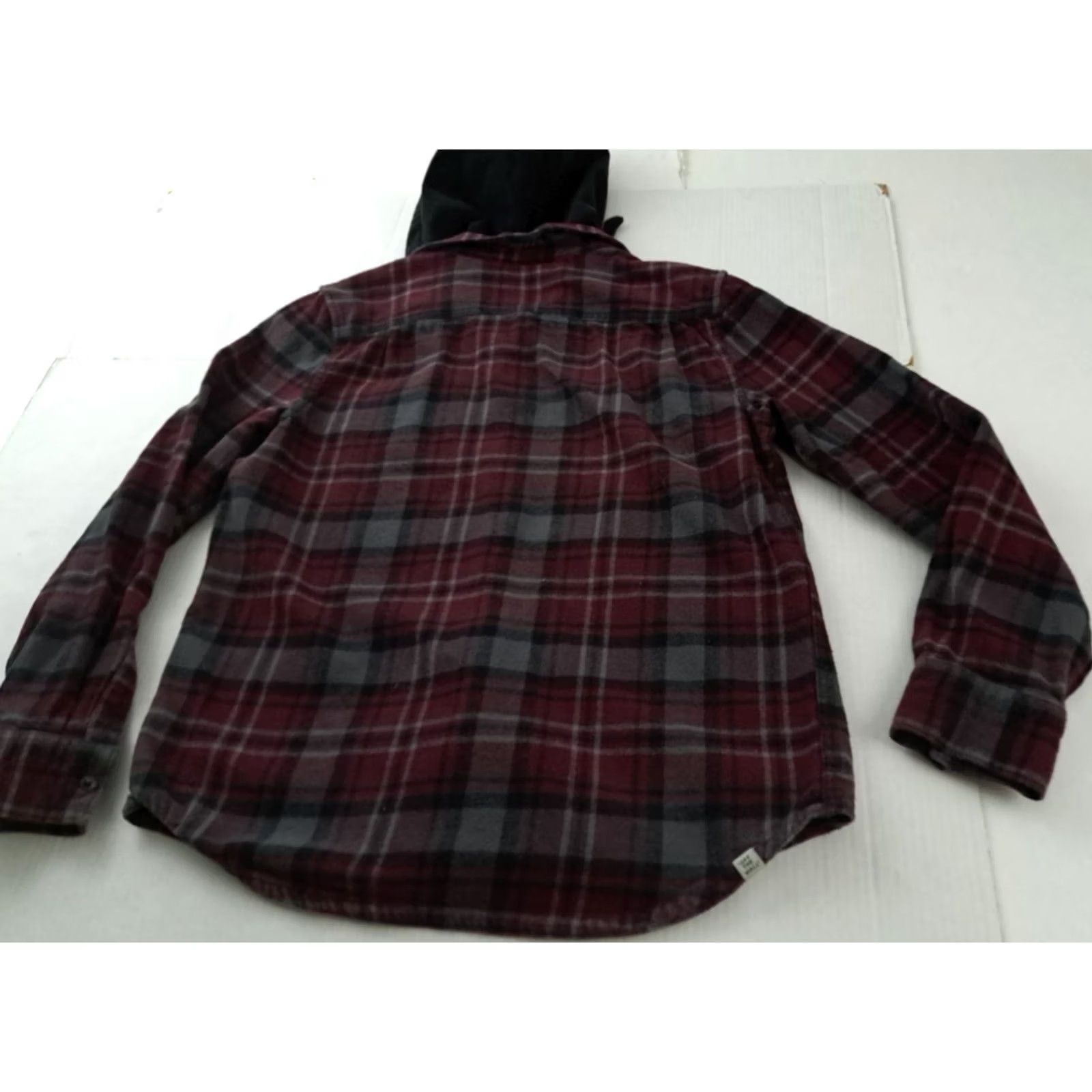 Vans VINTAGE Vans Flannel Hooded Shirt Small Plaid Button Full Size US S / EU 44-46 / 1 - 5 Thumbnail