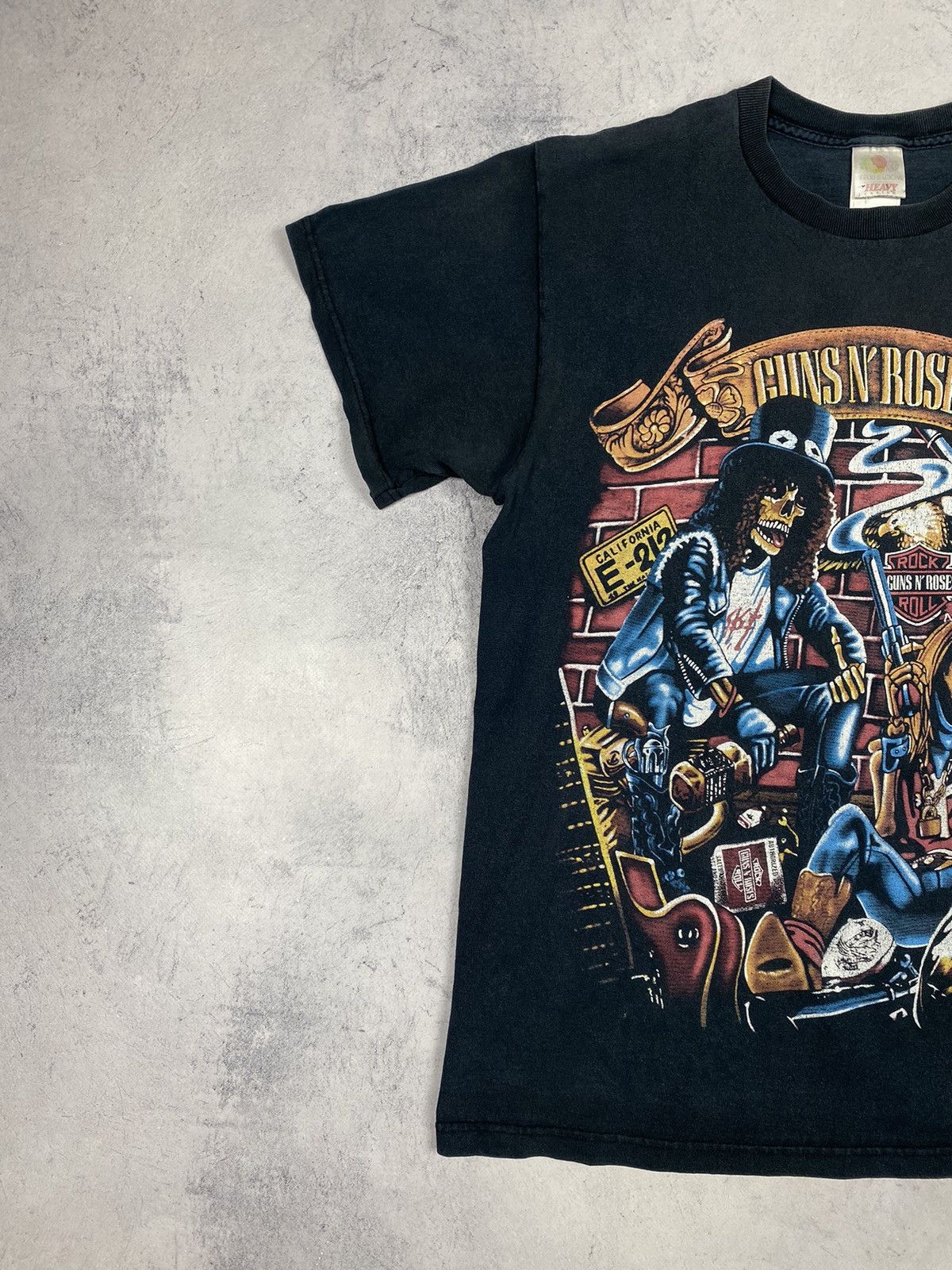 Guns N' Roses Vintage Guns N Roses Rock N Roll Whiskey Harley Full Print Size US M / EU 48-50 / 2 - 3 Thumbnail