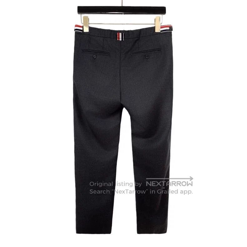 Thom Browne Thom Browne size 1 Wool Casual Pants Dark Gray Size US 28 / EU 44 - 2 Thumbnail