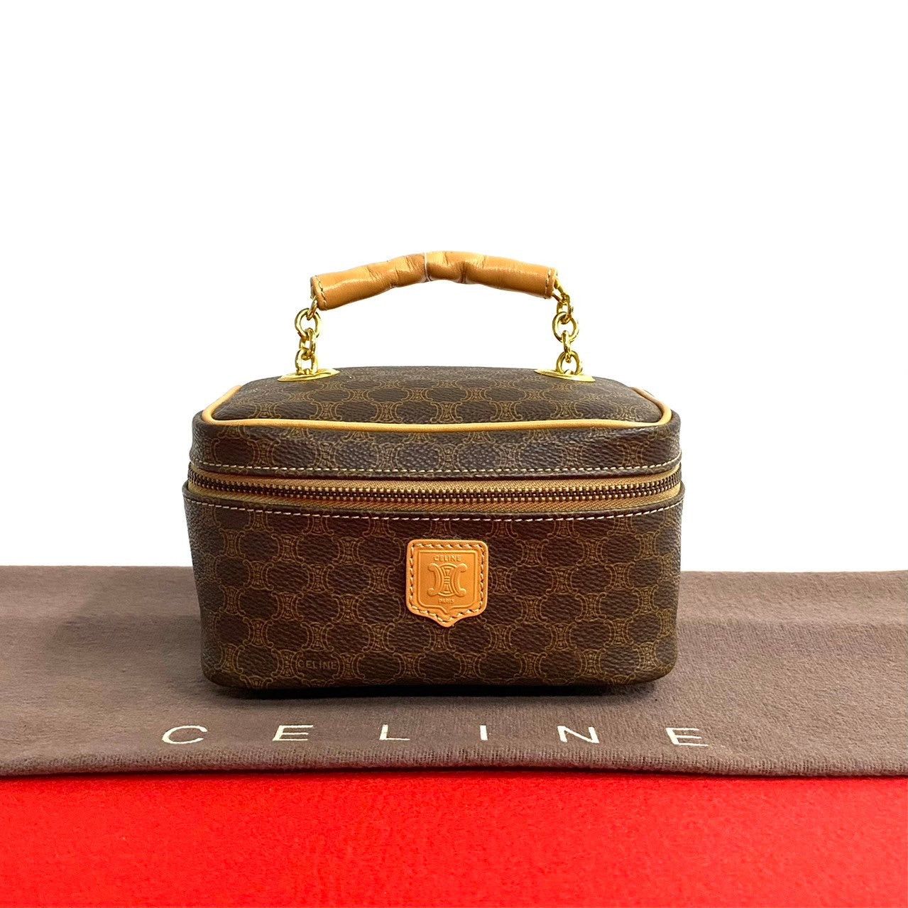 Celine Celine Handbag Brown Leather Size ONE SIZE - 1 Thumbnail