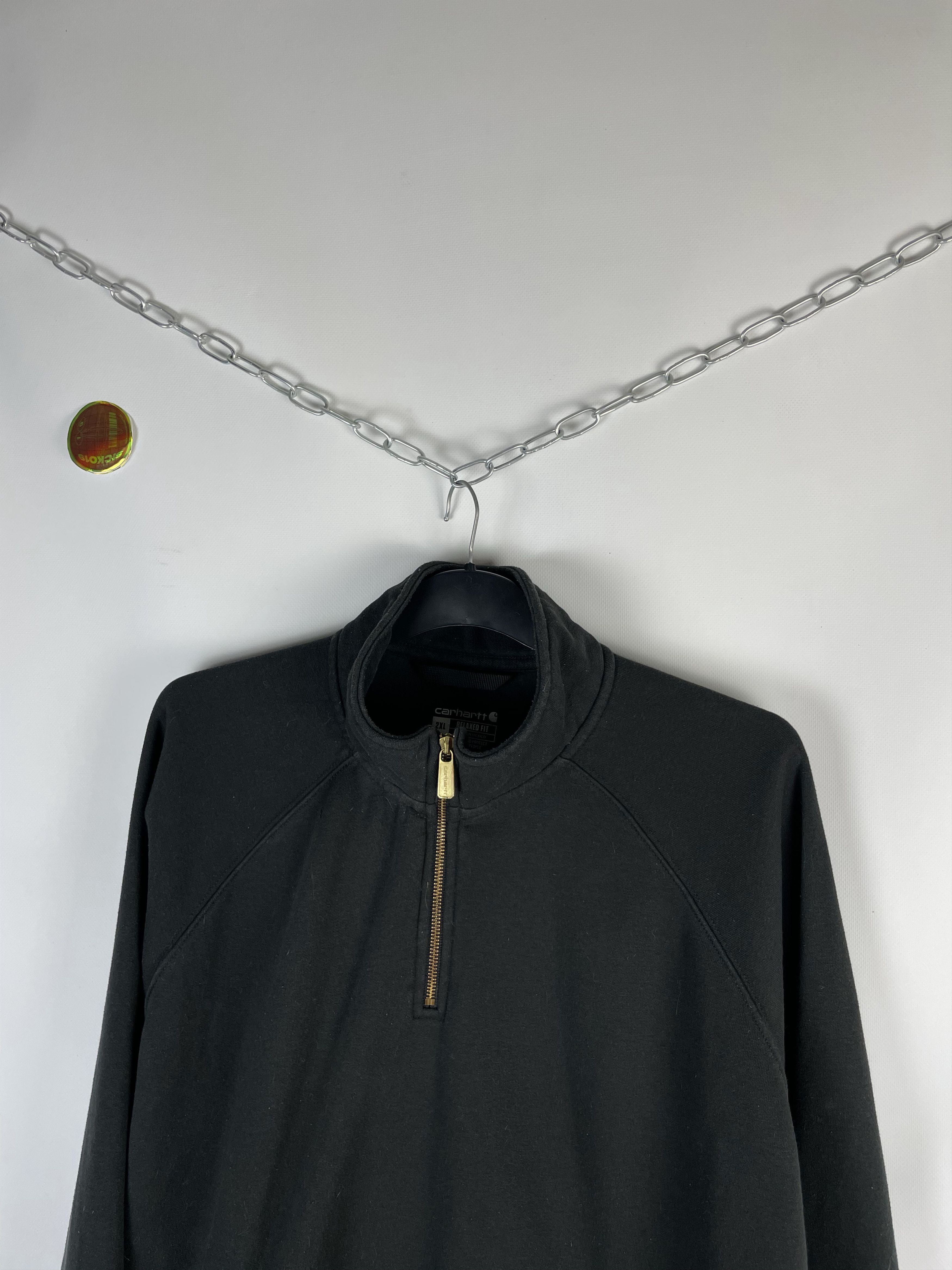 Carhartt VINTAGE CARHARTT OVERSIZE 1/4 ZIP SWEATSHIRT Size US XXL / EU 58 / 5 - 3 Thumbnail