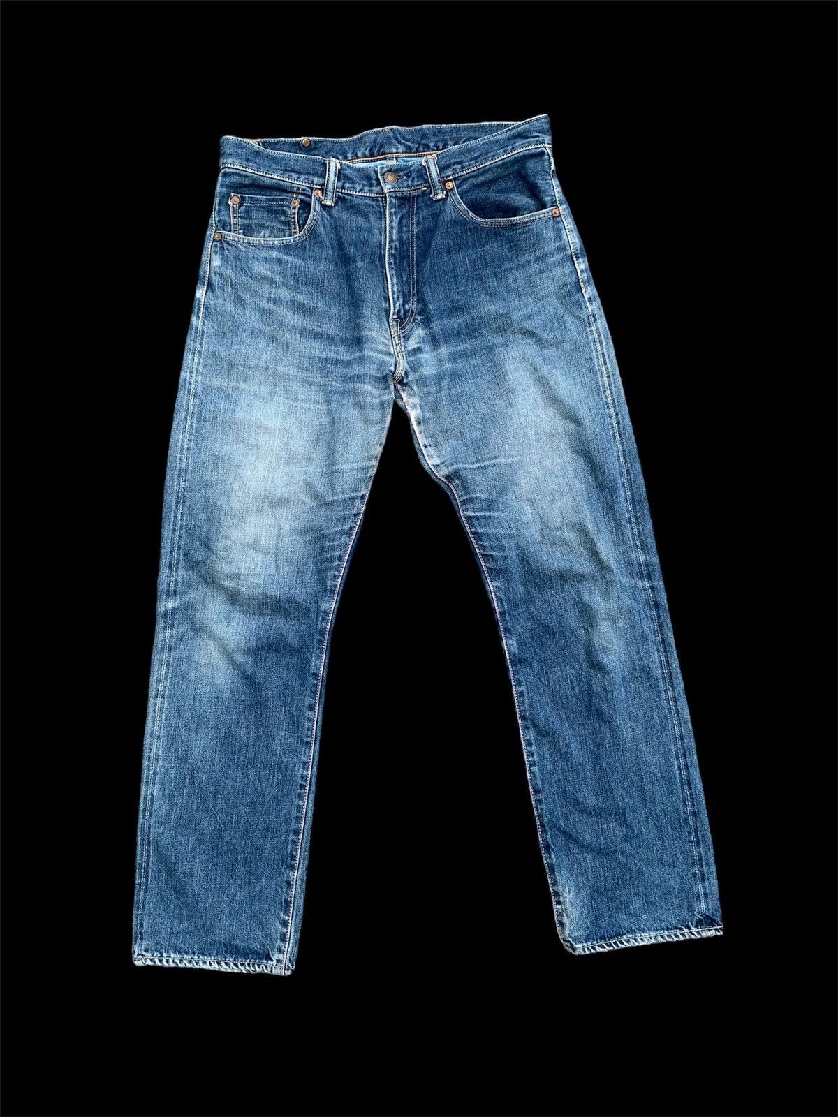 Japan Blue MOMOTARO ❌ JAPAN BLUE SELVEDGE DISTRESSED DENIM Size US 32 / EU 48 - 1 Thumbnail