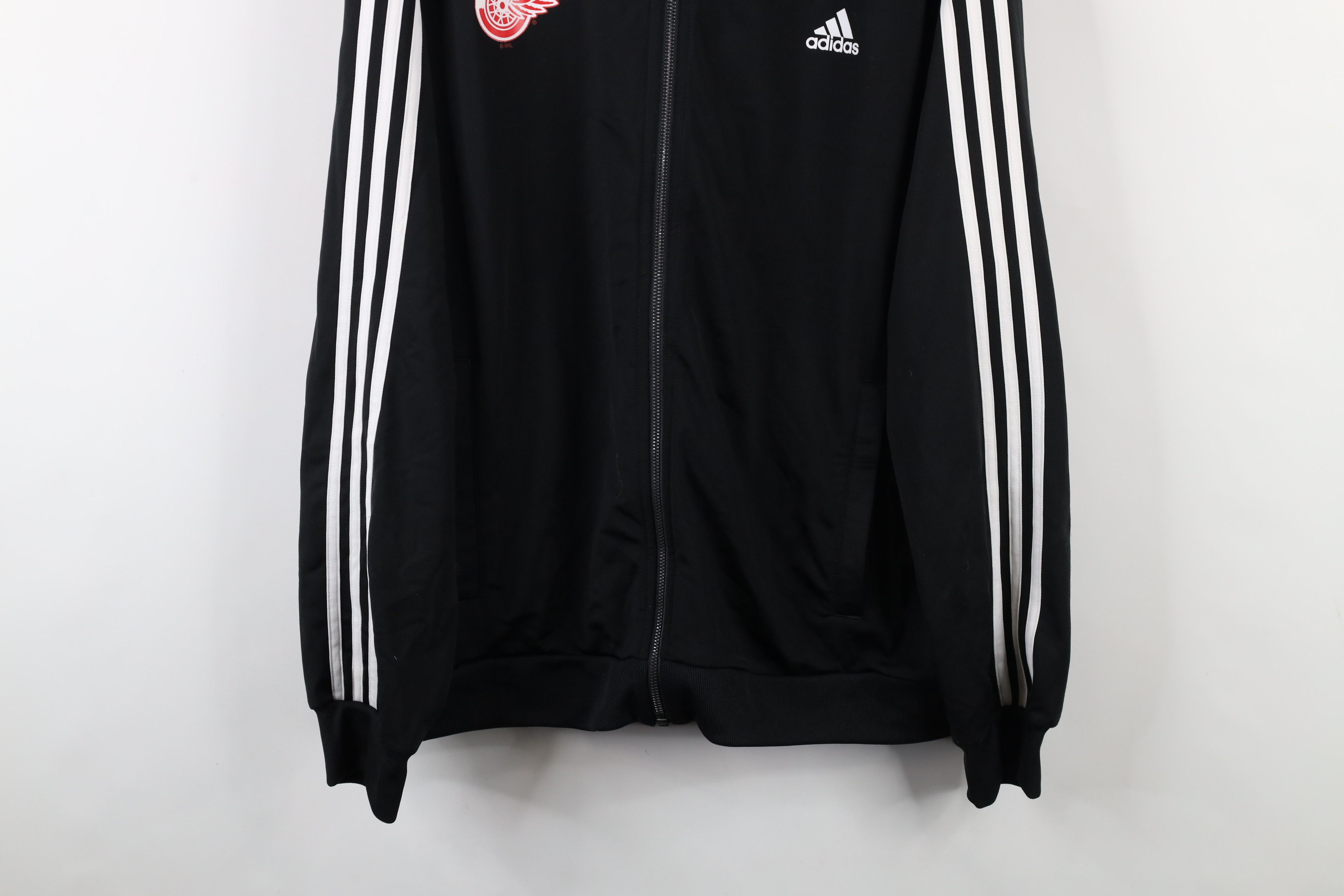 Adidas × Vintage Adidas Striped Detroit Red Wings Hockey Full Zip Jacket Size US XL / EU 56 / 4 - 3 Thumbnail
